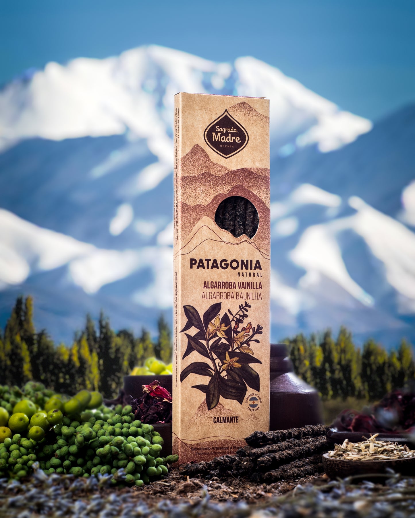 Sahumerio Patagonia - Vainilla y Algarroba