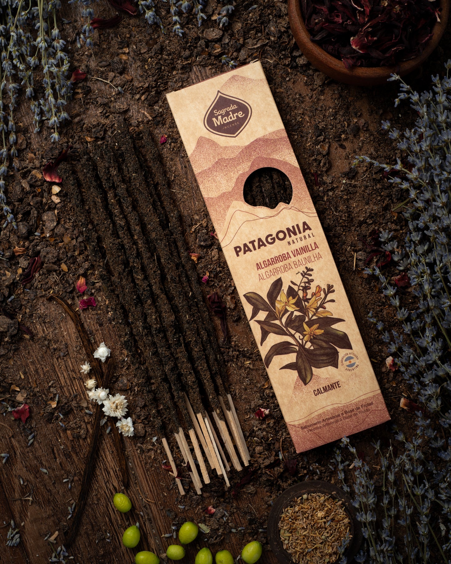 Sahumerio Patagonia - Vainilla y Algarroba