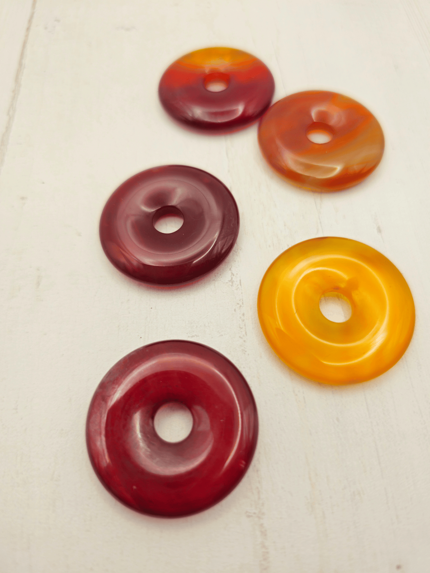 Colgante donut de Cornalina | vitalidad y creatividad