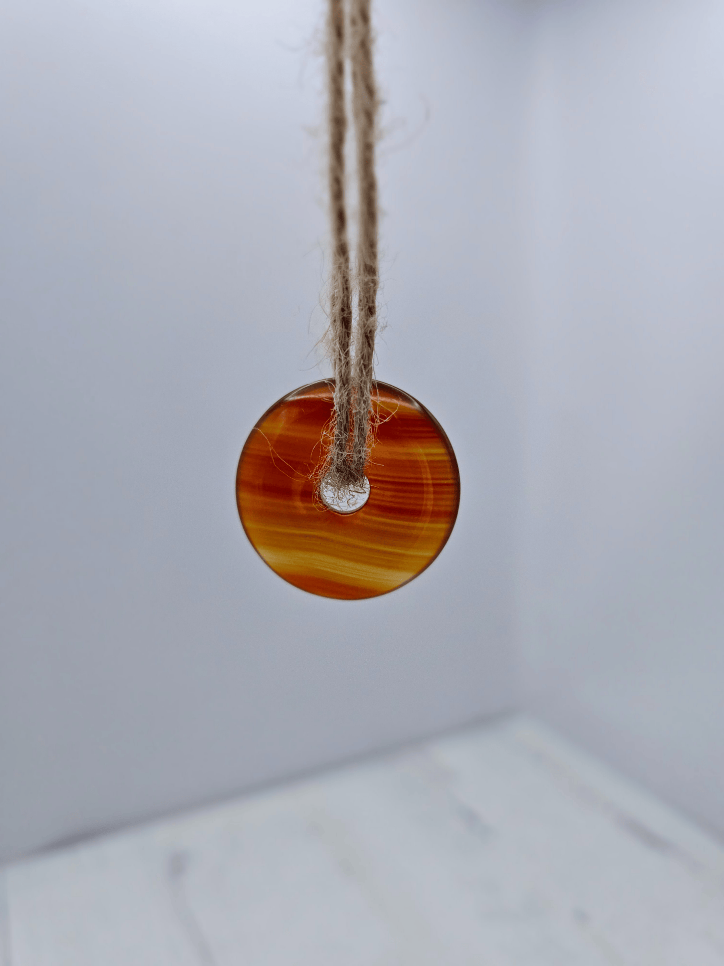 Colgante donut de Cornalina | vitalidad y creatividad