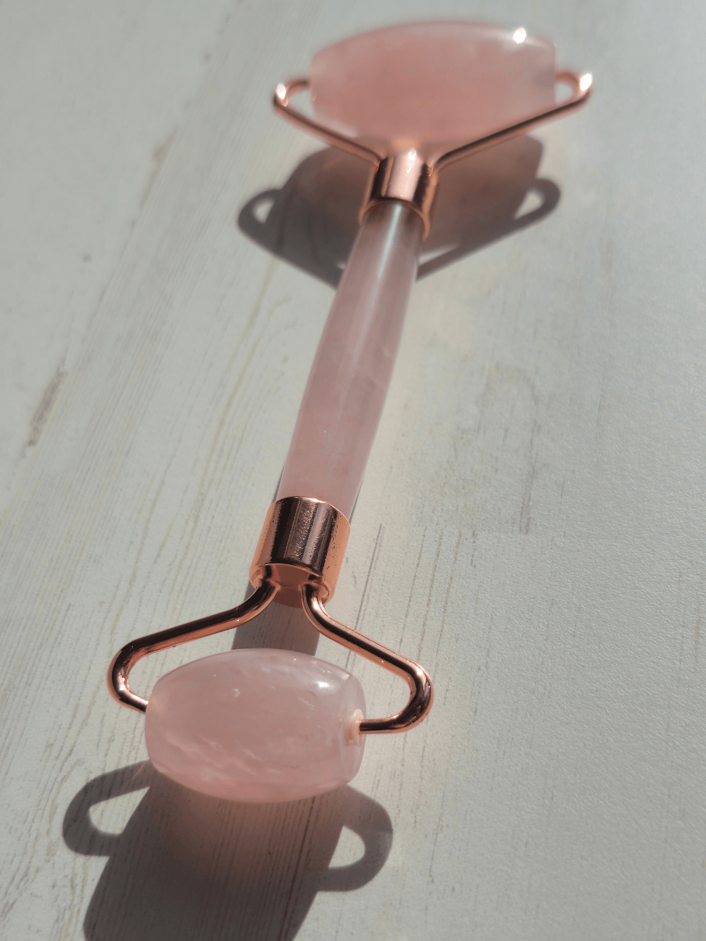Set roller y gua sha de Cuarzo Rosa | amor propio y armonía
