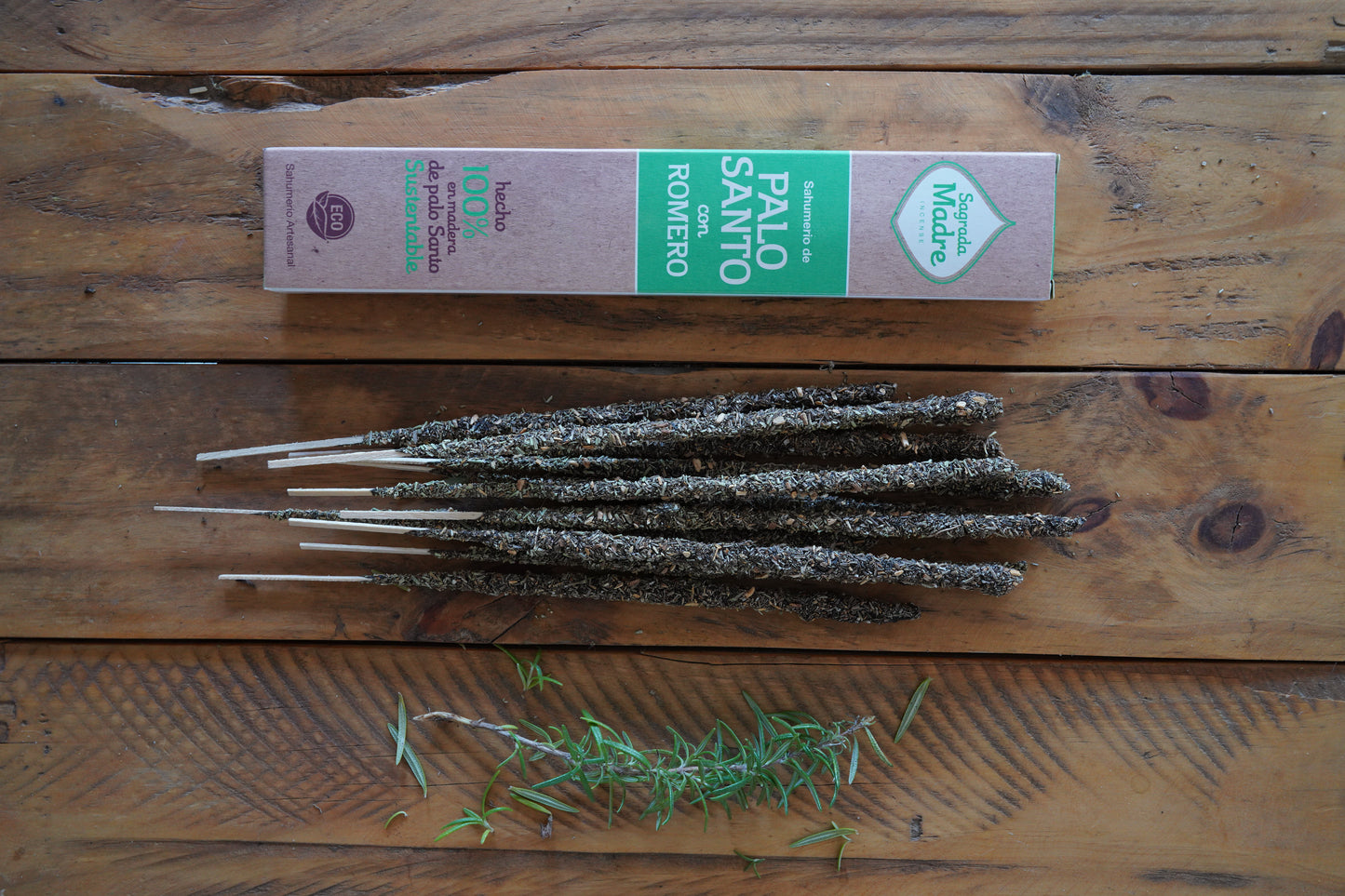Sahumerio de Palo Santo con Romero