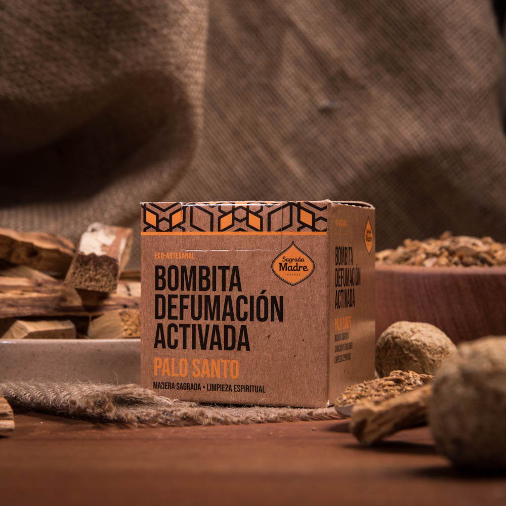 Bombita Defumación Activada Palo Santo