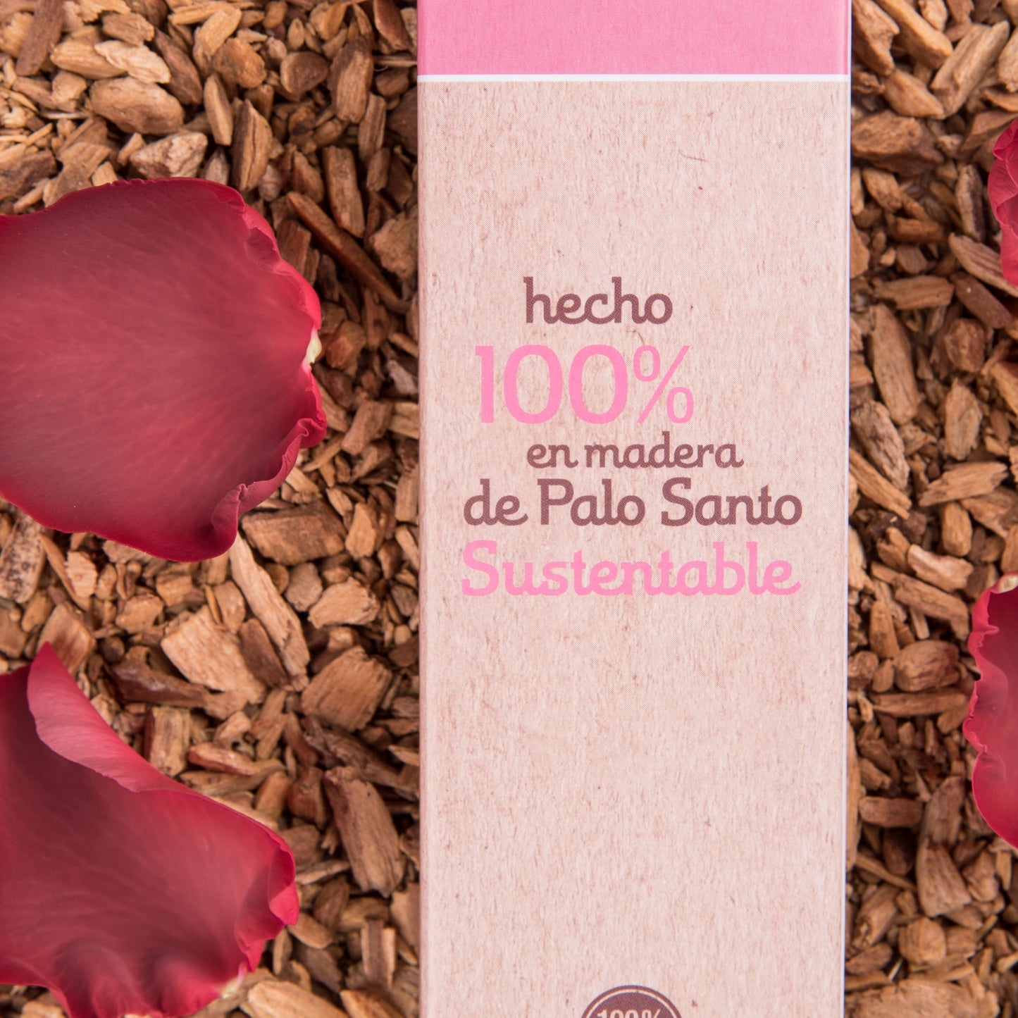 Sahumerio de Palo Santo con Rosa