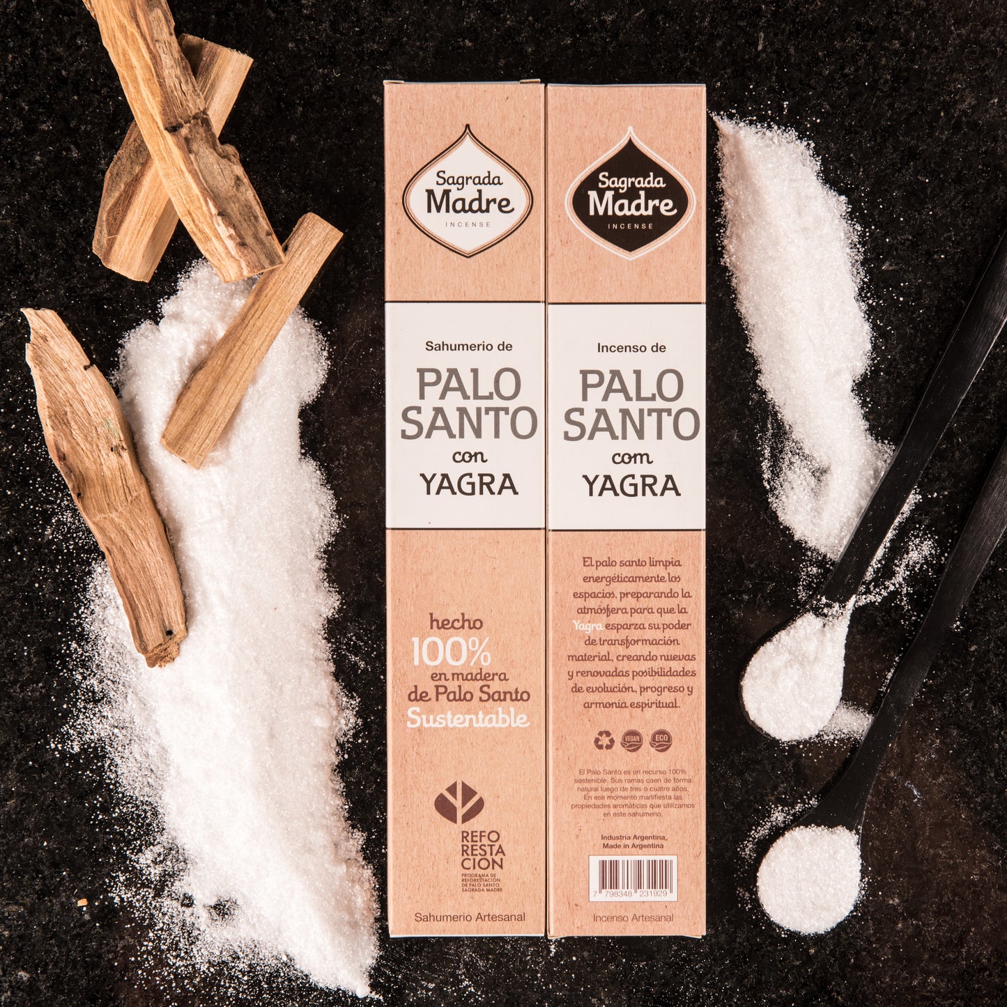 Sahumerio de Palo Santo con Yagra