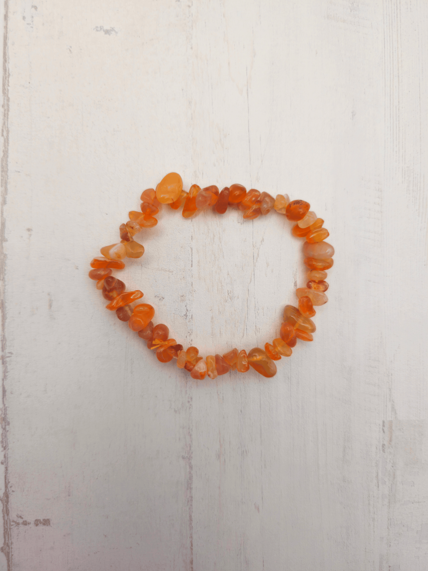 Pulsera de cornalina Botswana barroca | Vitalidad y motivación