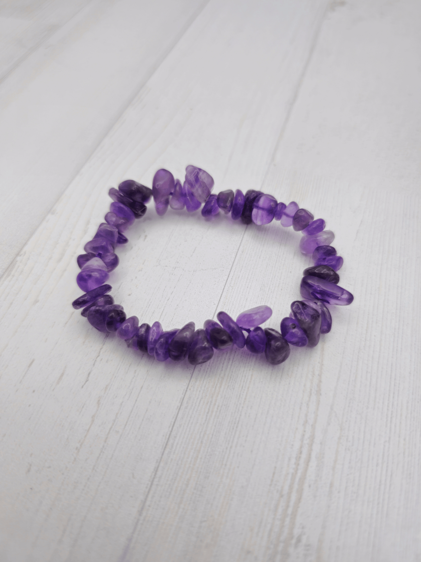 Pulsera de Amatista Barroca | Cristal natural para calma e intuición