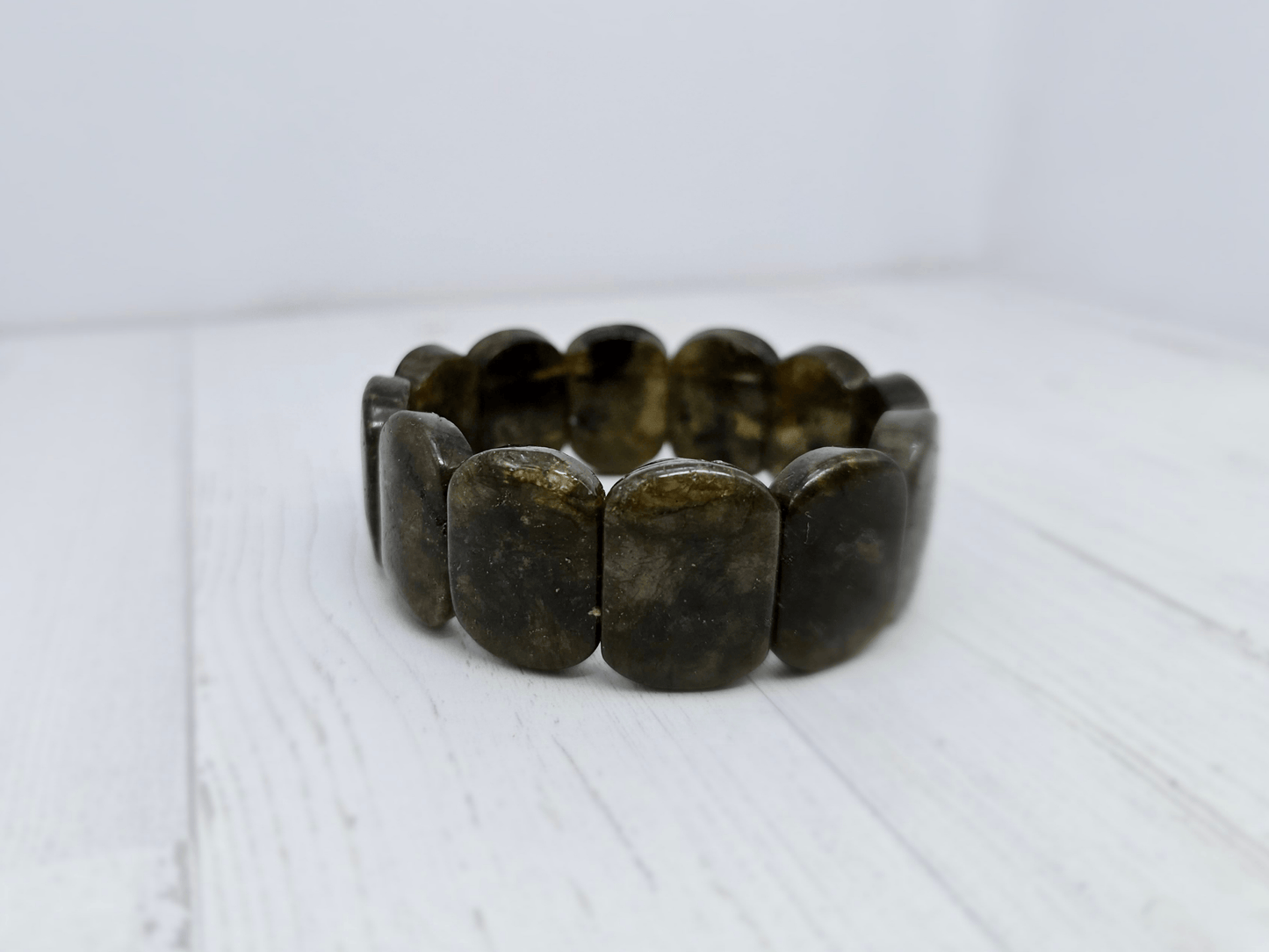Pulsera de Labradorita en óvalos lisos | Protección y transformación energética