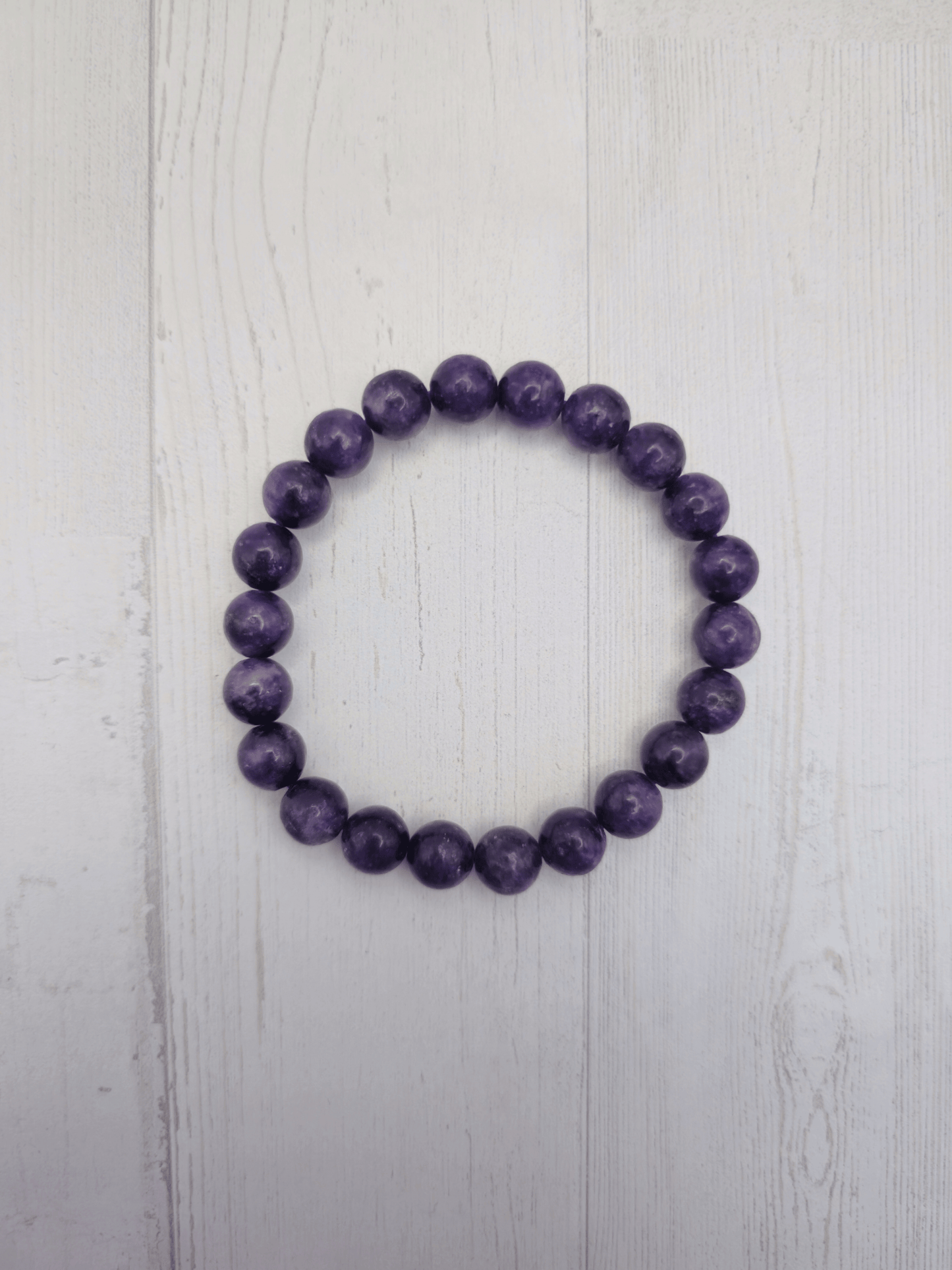 Pulsera de lepidolita 8 mm |Calma y equilibrio emocional