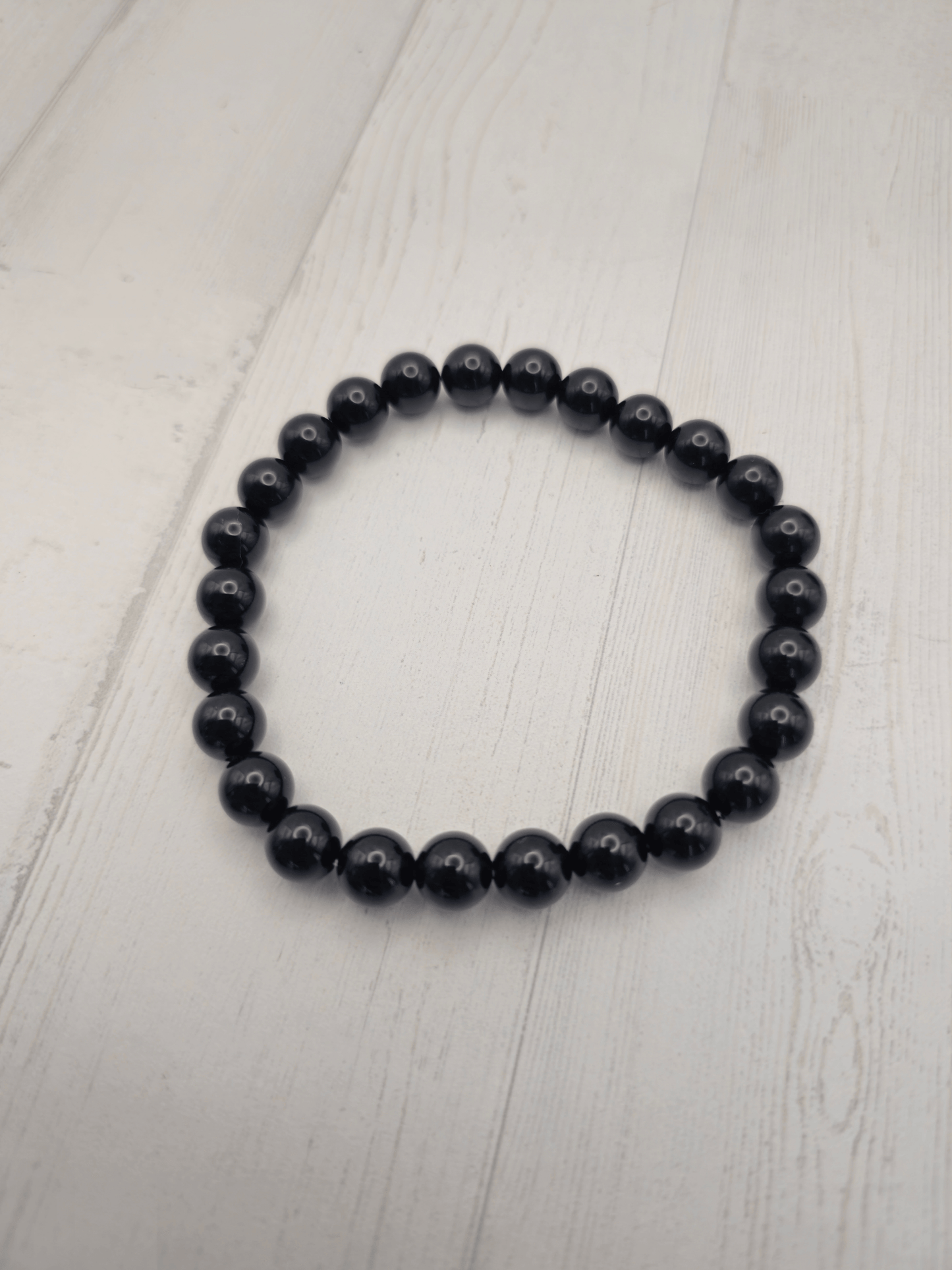 Pulsera de ónix 8 mm grande | Protección energética y fortaleza