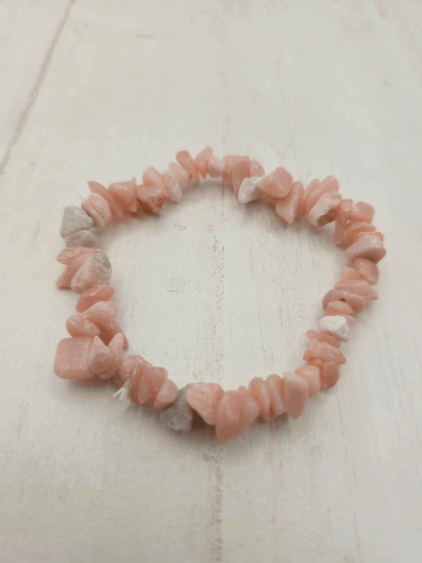 Pulsera de Ópalo Rosa Barroca | Sanación emocional, amor interior y expresión auténtica