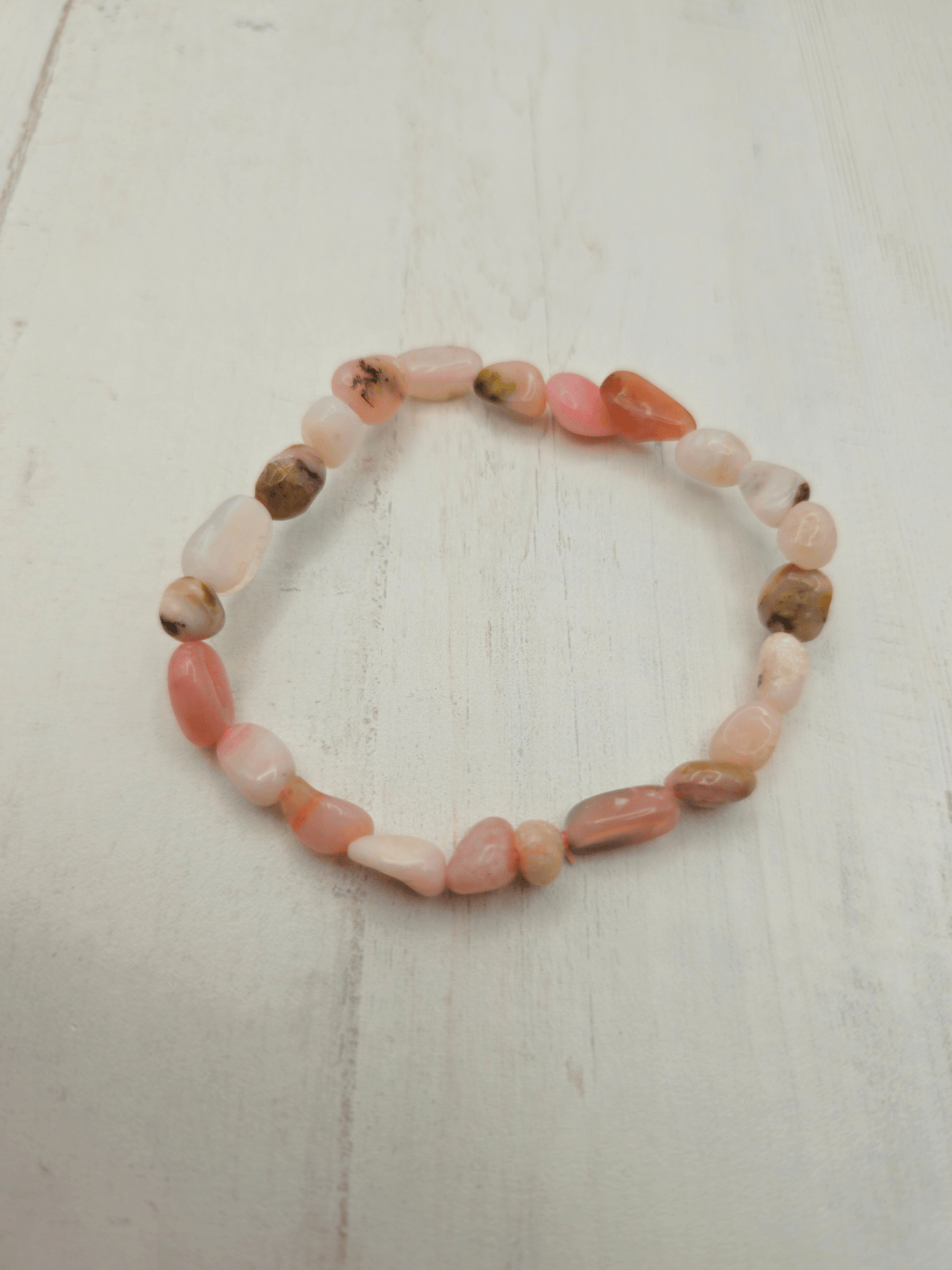 Pulsera de Ópalo Rosa | Sanación emocional, amor propio y expresión desde el corazón
