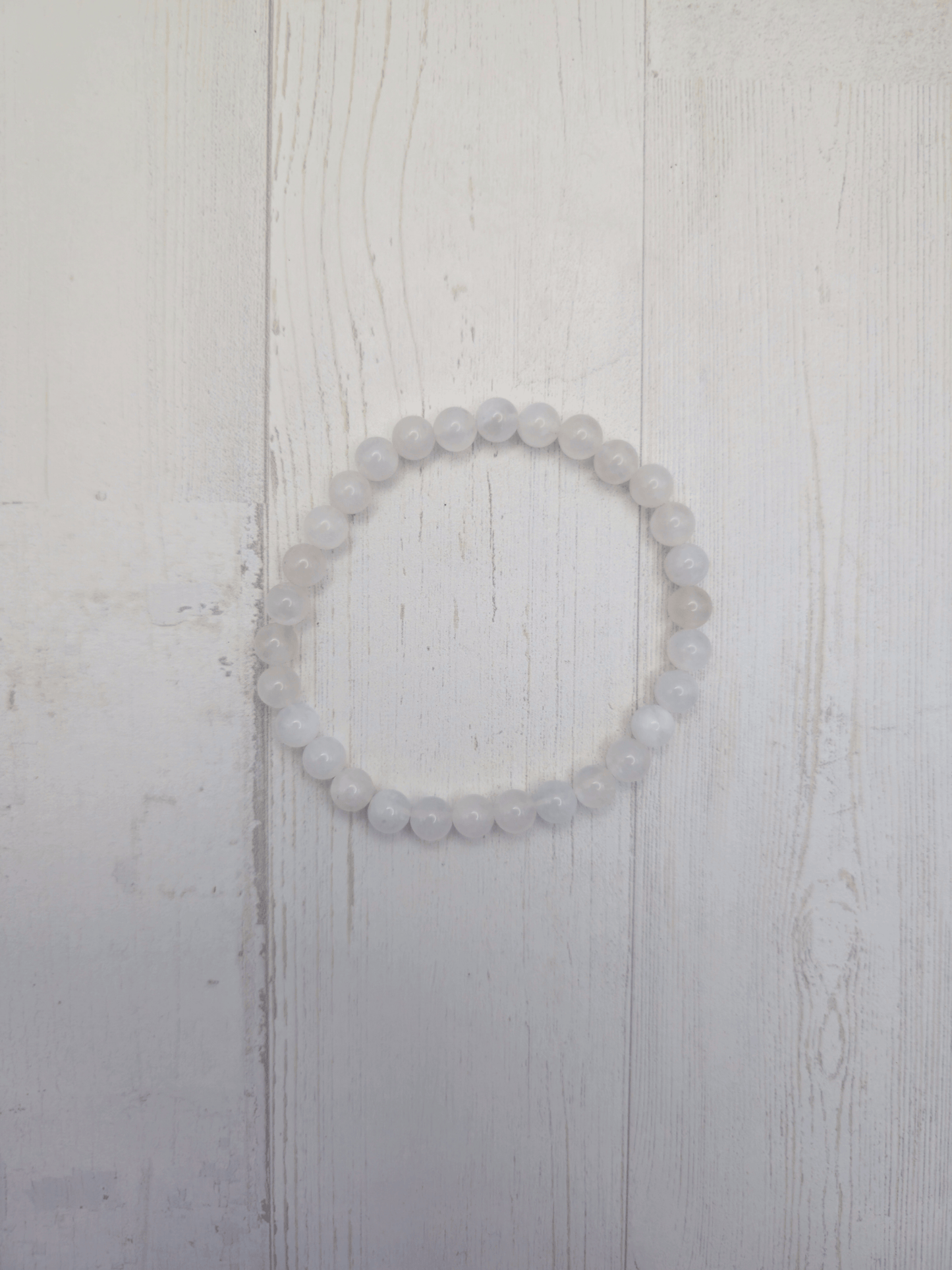 Pulsera de piedra luna 6 mm | Intuición y energía femenina