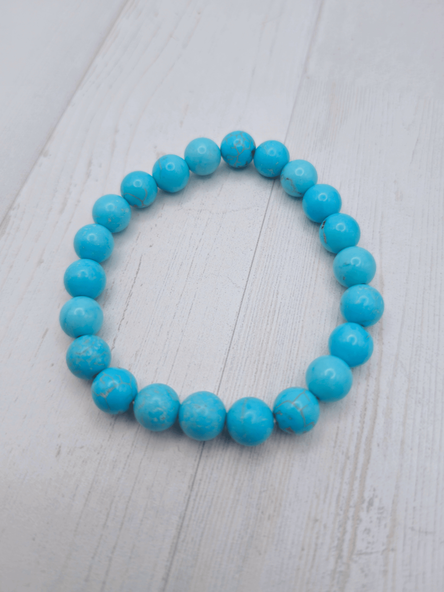 Pulsera de Turquenita Bola 8mm | Belleza y serenidad para tu bienestar