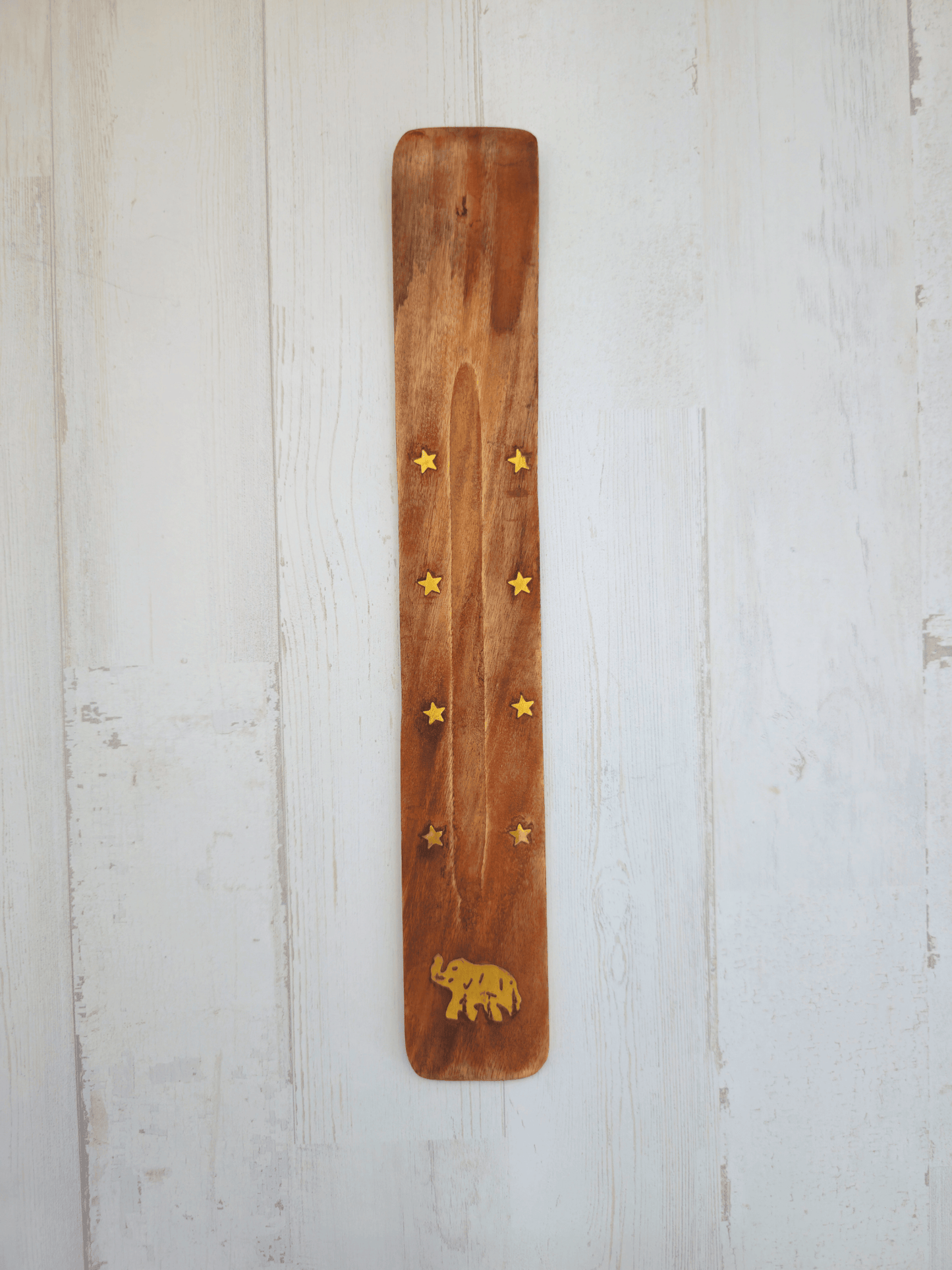 Tabla de madera para quemar incienso