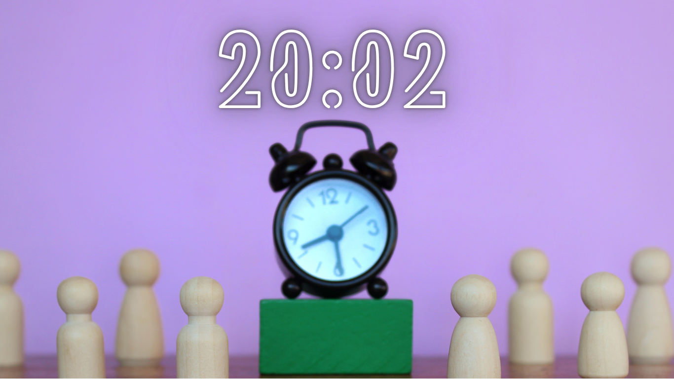 20:02 — Significado espiritual, mensaje angelical y energía de la calma interior