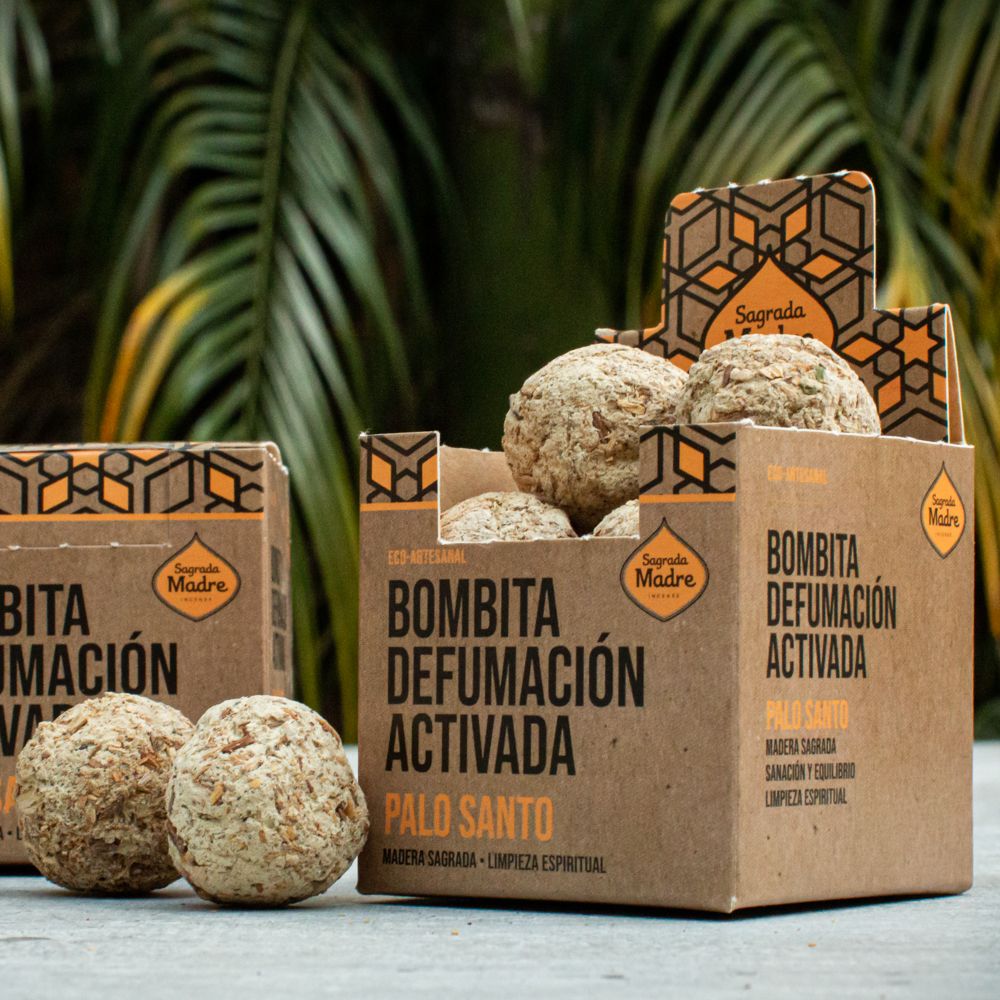 Bombita Defumación Activada Palo Santo