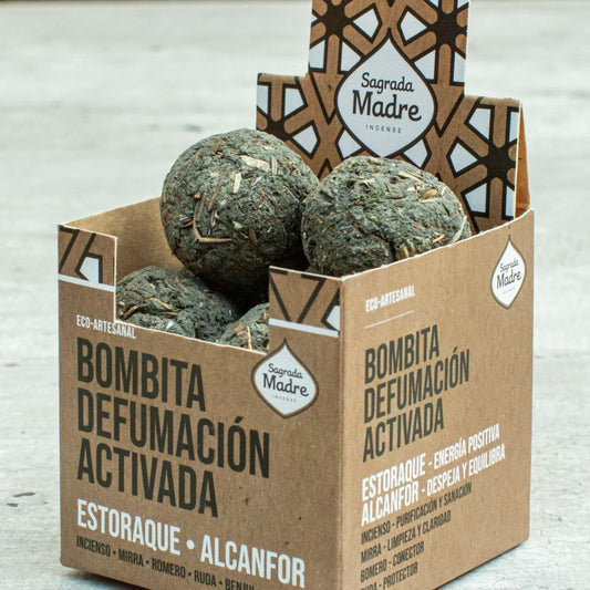 Bombita Defumación Activada Estoraque y Alcanfor