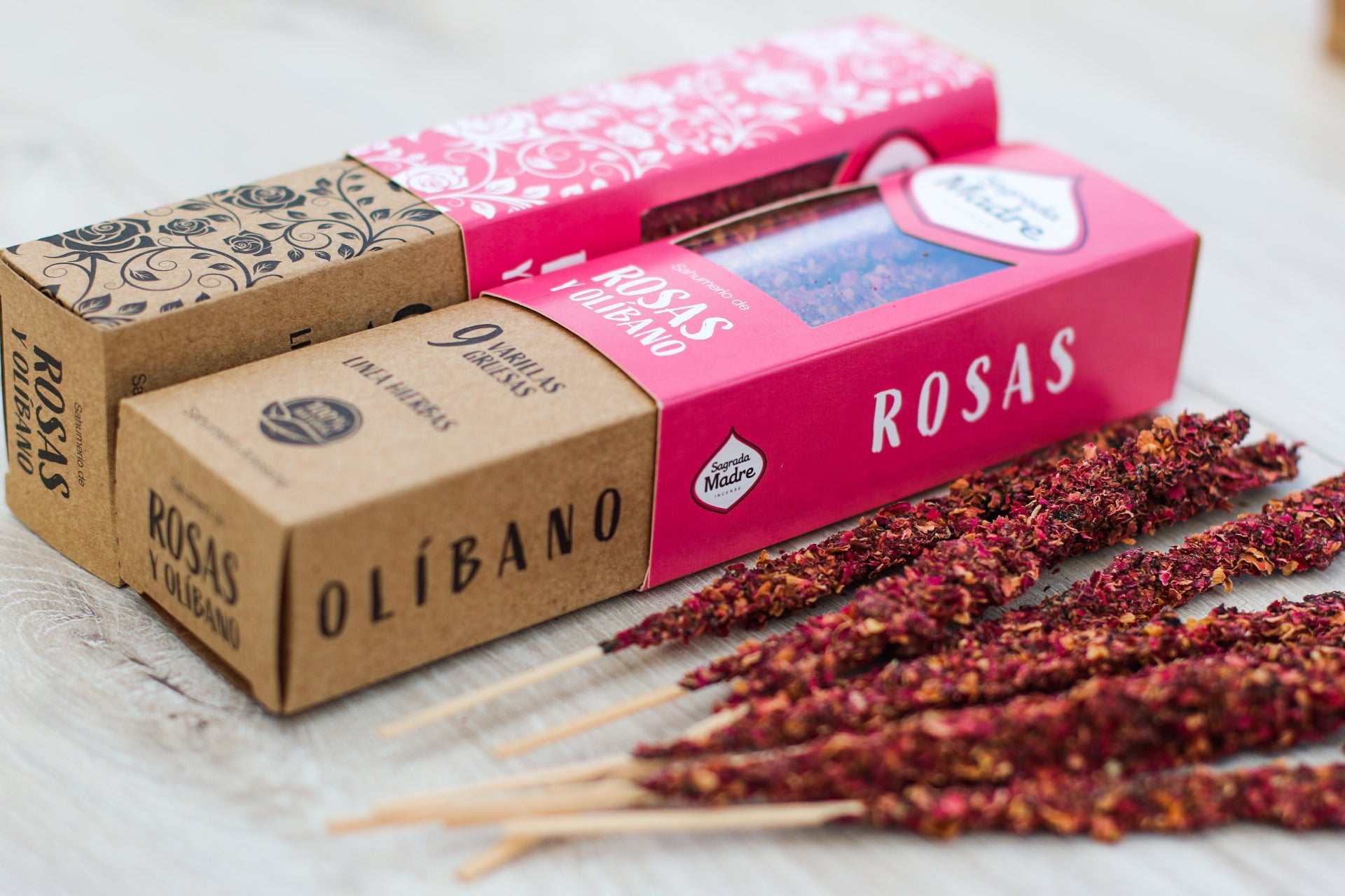 Sahumerio Olíbano y Rosas