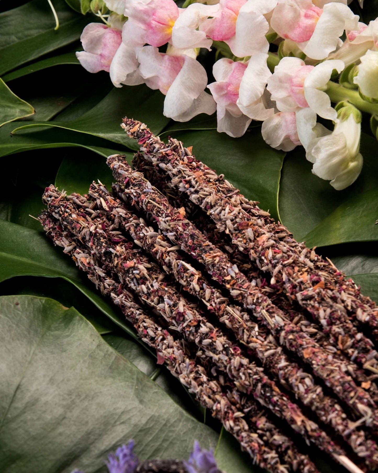 Sahumerio Botánico Lavanda y Rosas