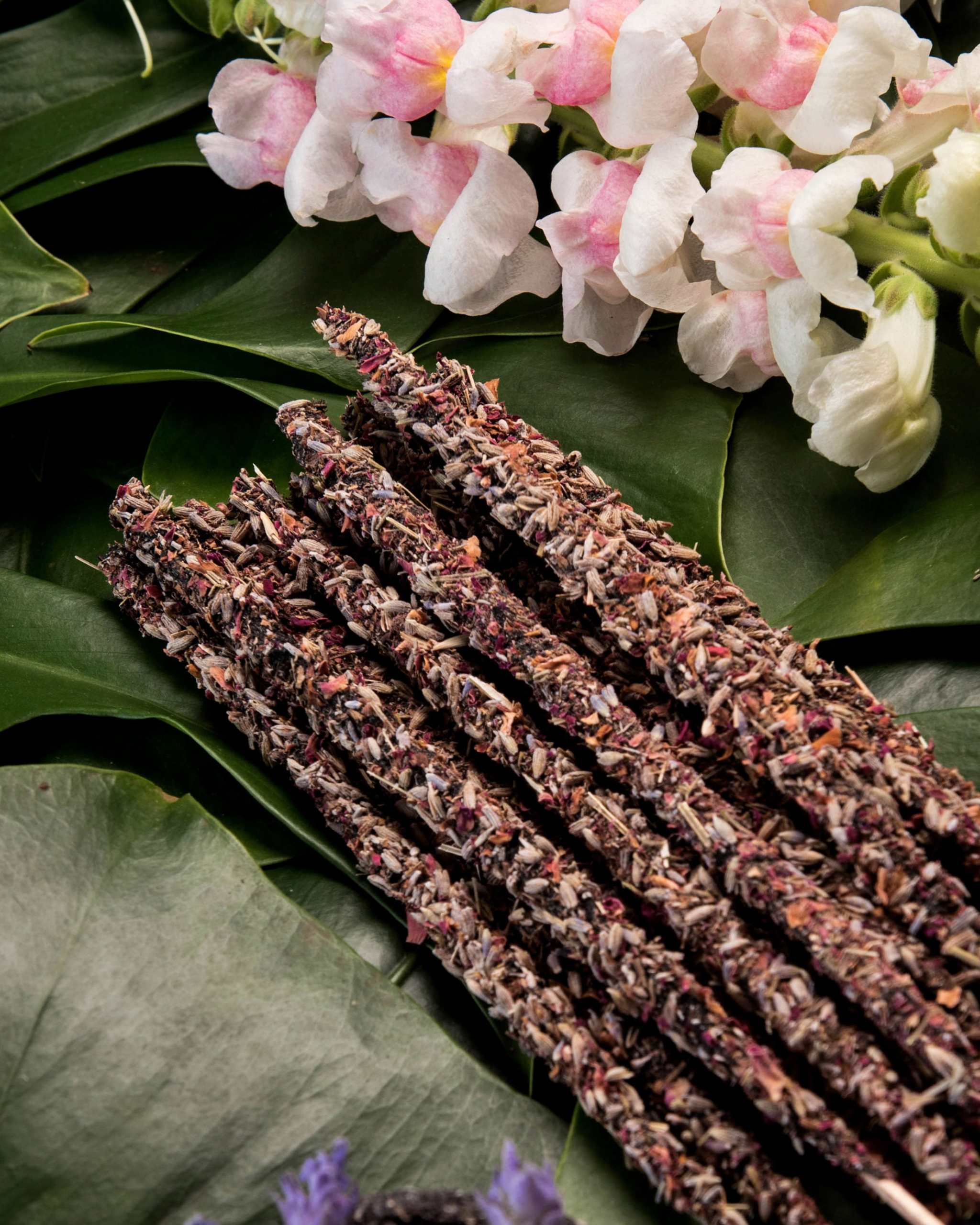 Sahumerio Botánico Lavanda y Rosas