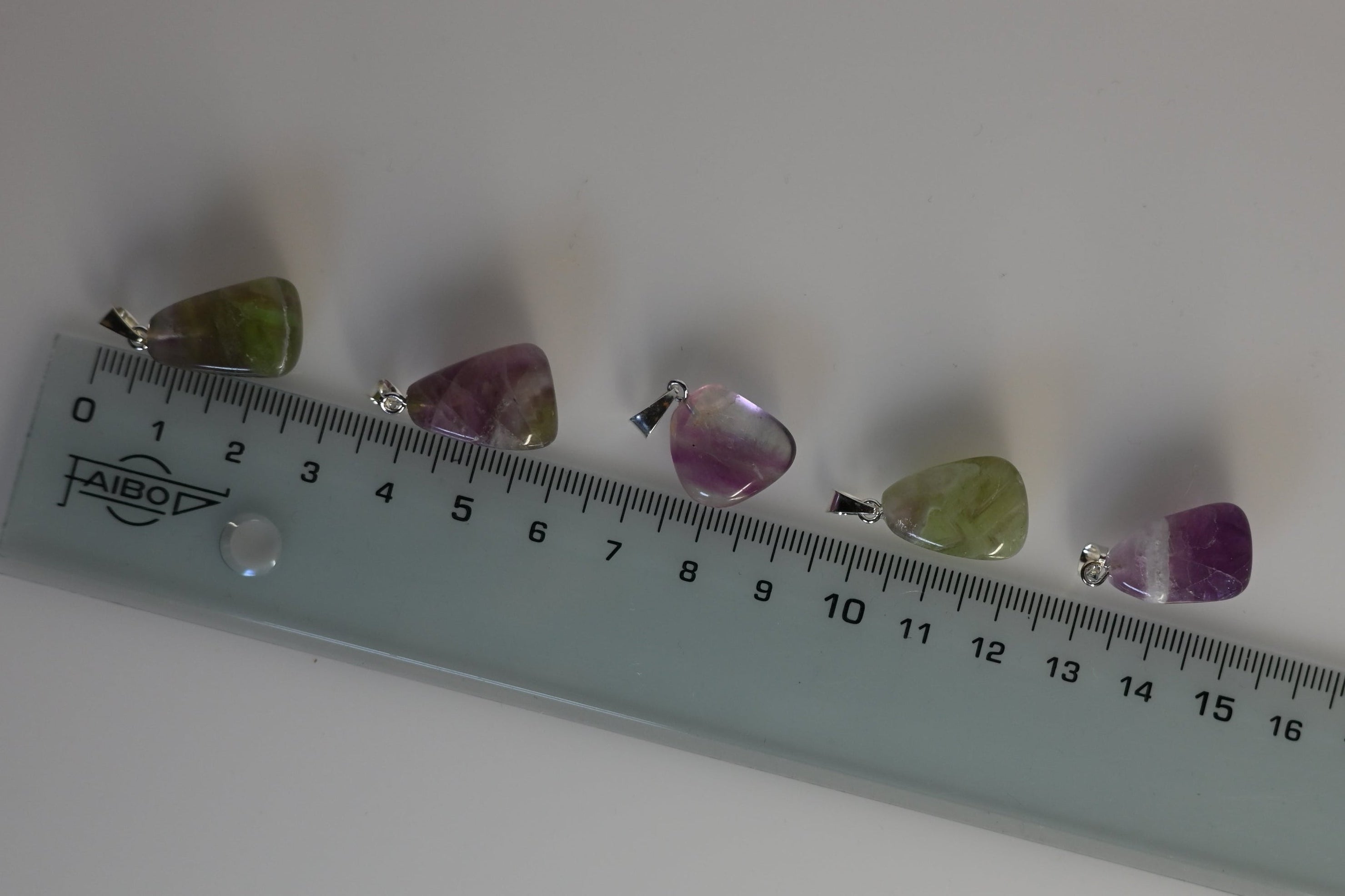 Colgante Fluorita Natural Plata | Mente Clara y Enfoque