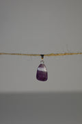 Colgante Fluorita Natural Plata | Mente Clara y Enfoque