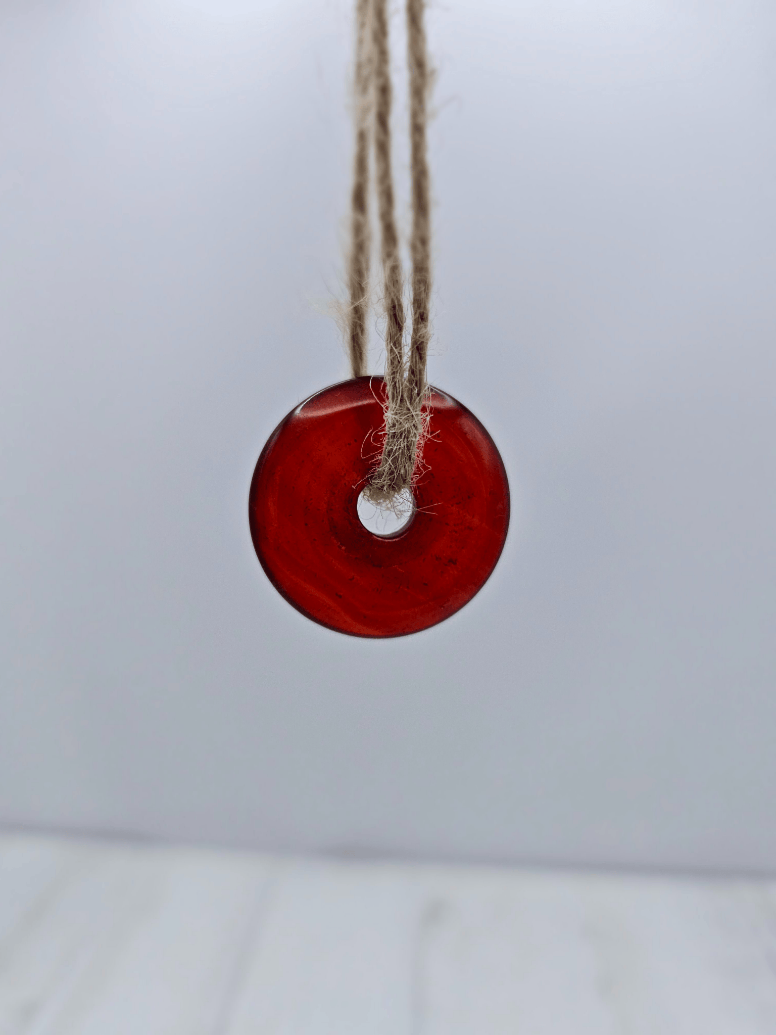 Colgante donut de Cornalina | vitalidad y creatividad