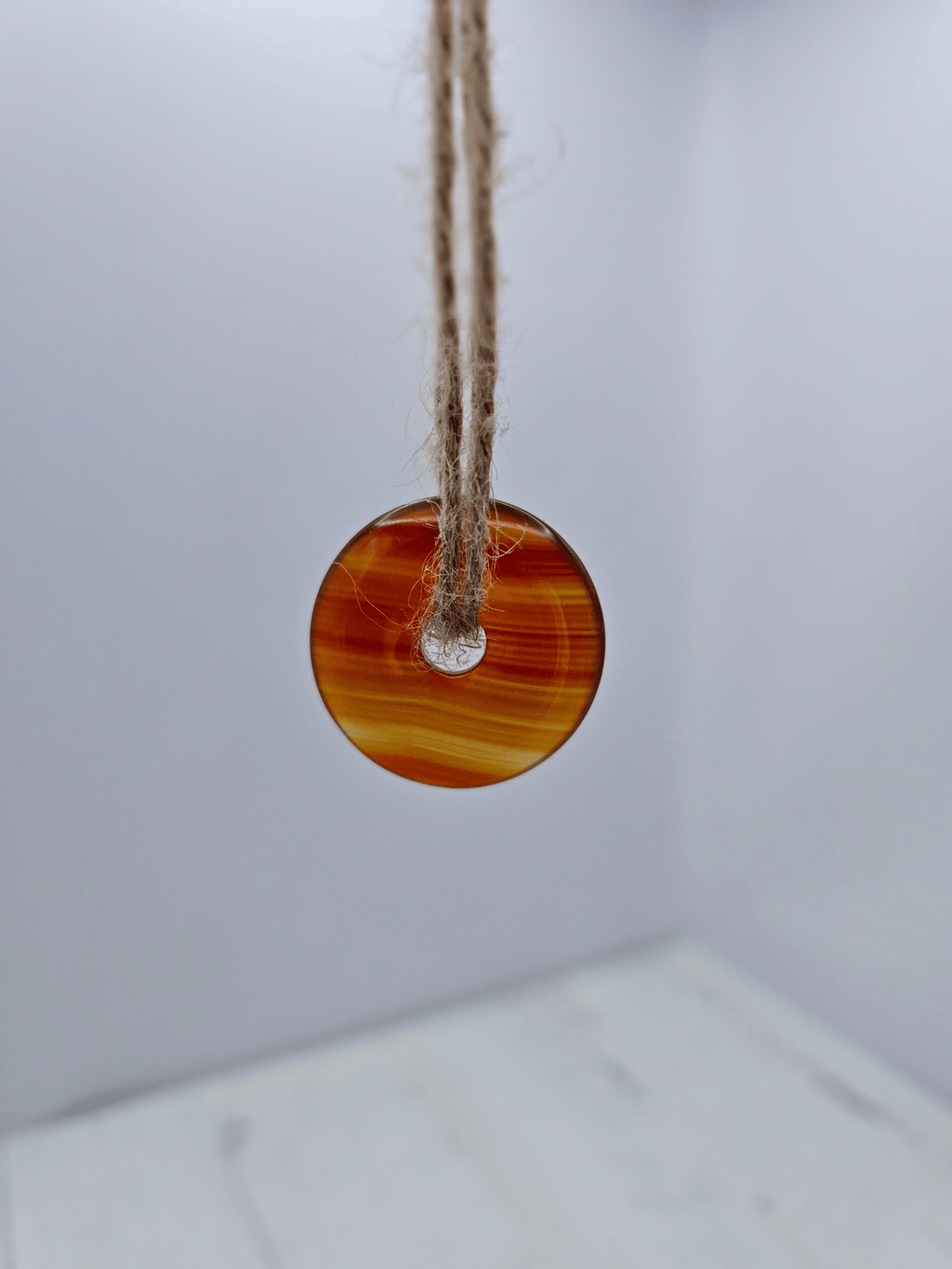 Colgante donut de Cornalina | vitalidad y creatividad