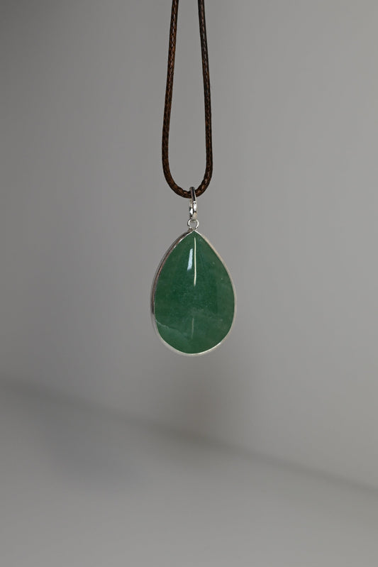 Colgante de Cuarzo Verde