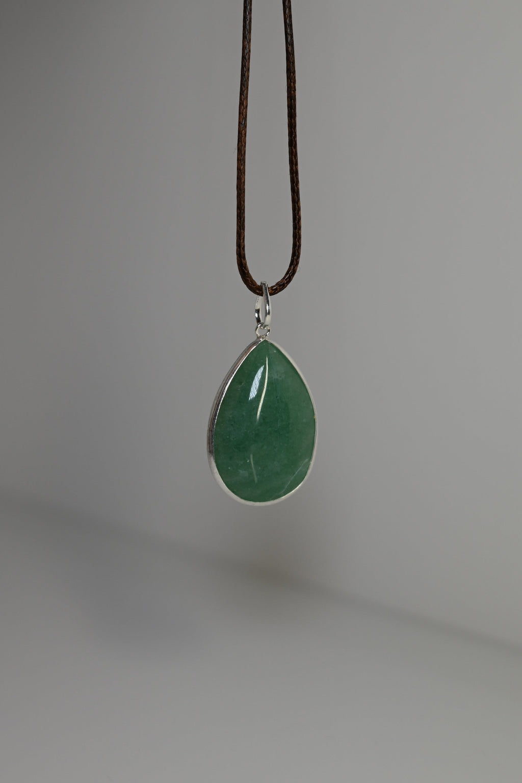 Colgante de Cuarzo Verde