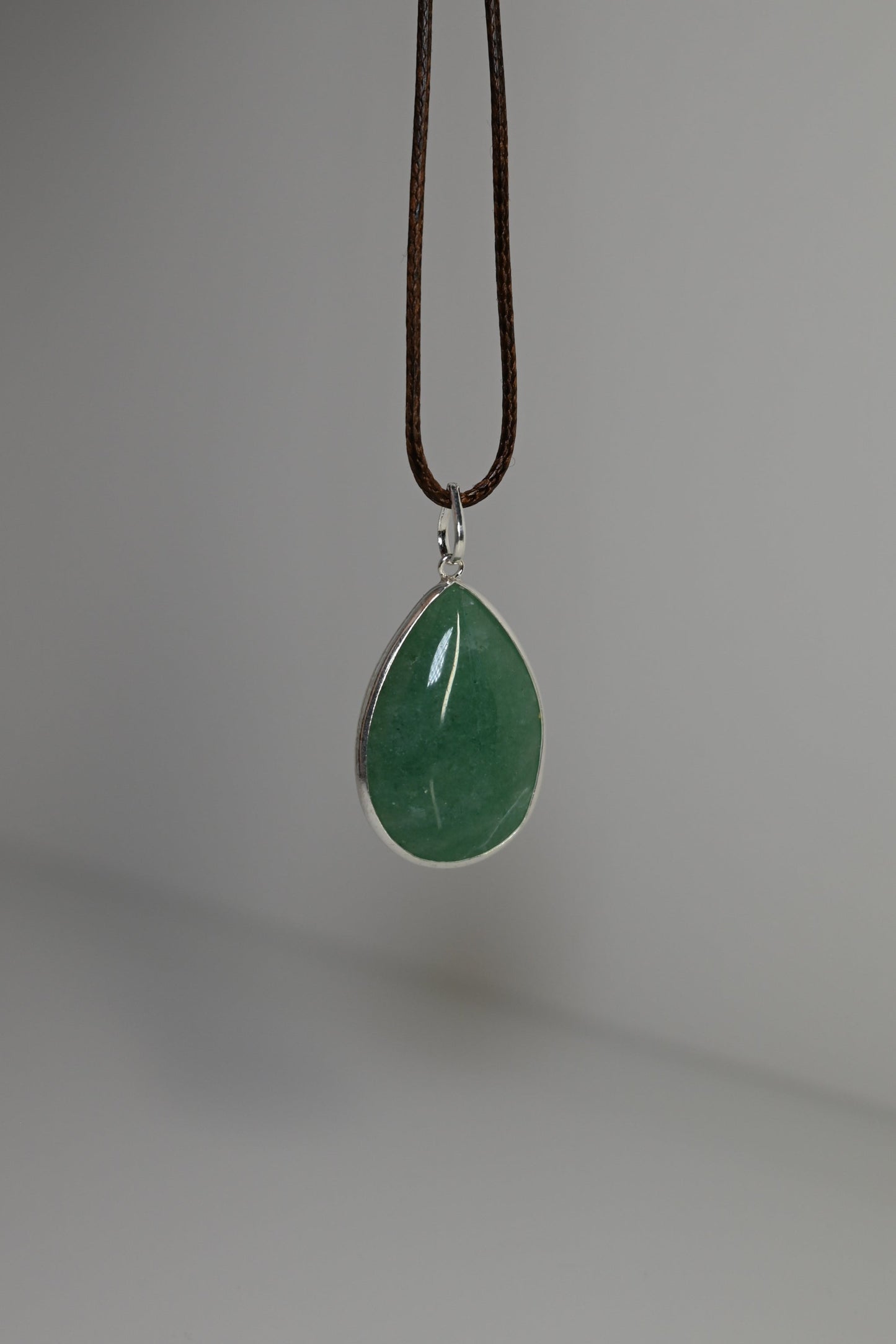 Colgante de Cuarzo Verde