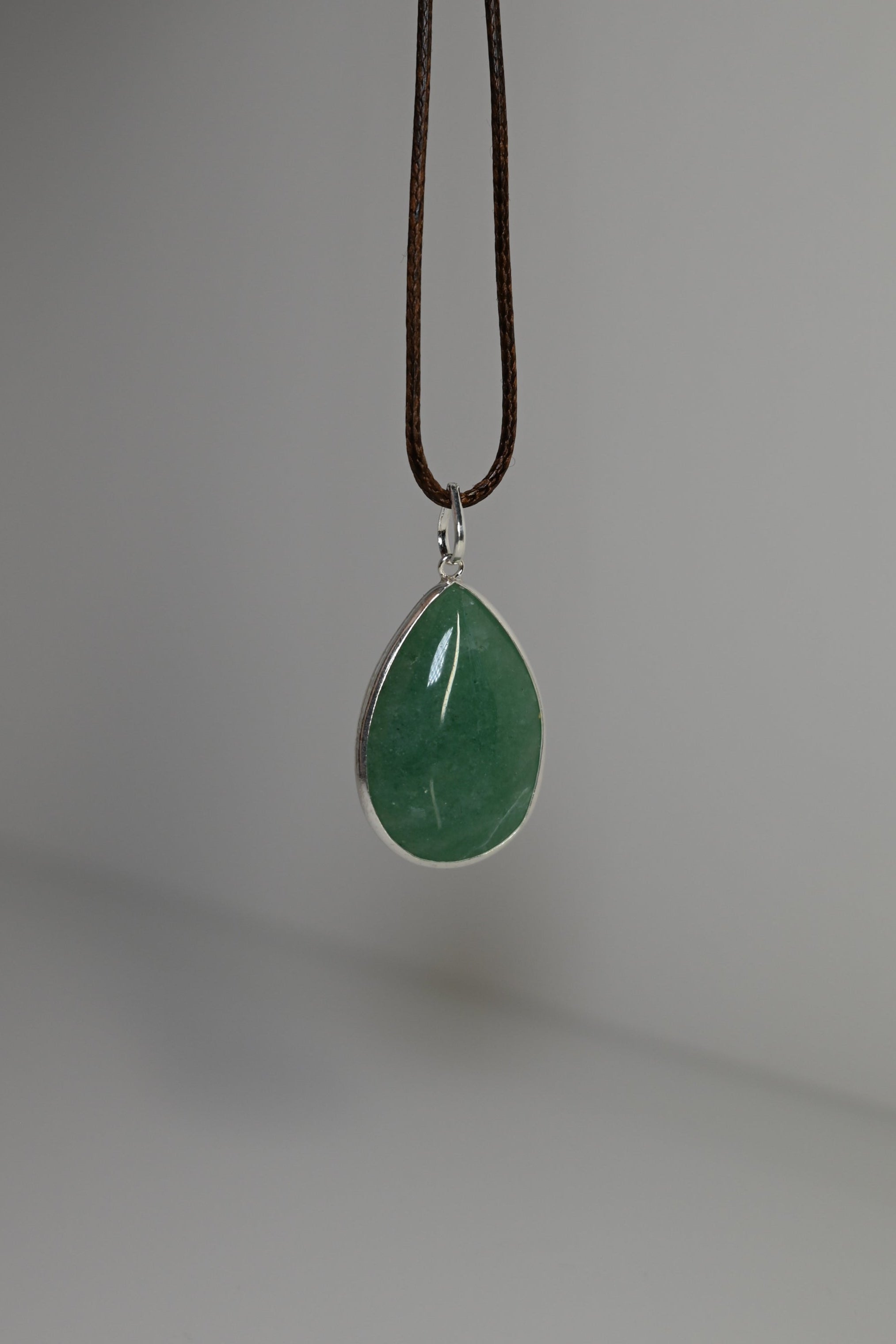 Colgante de Cuarzo Verde