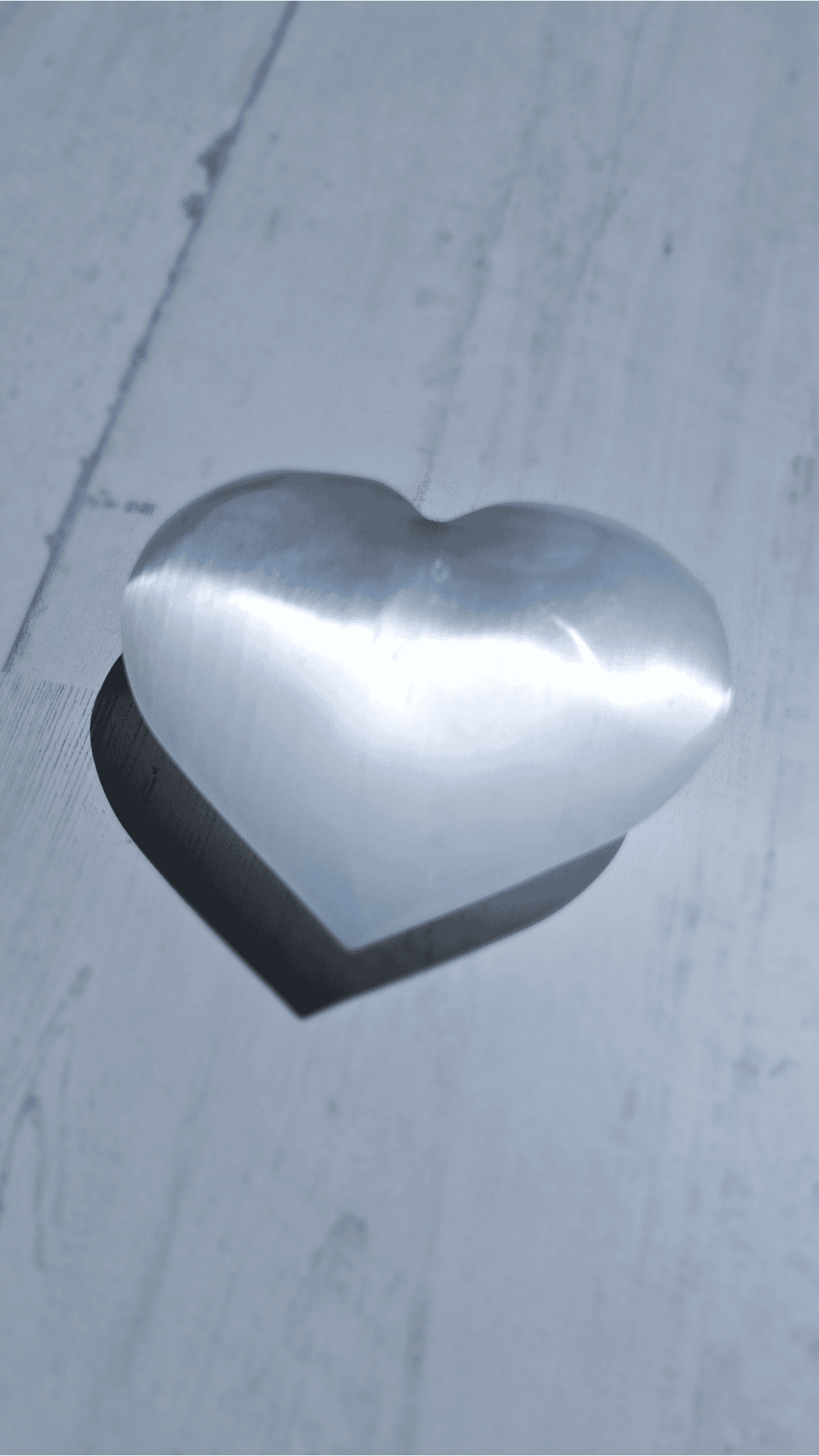 Corazón de Selenita pequeño | limpieza energética y claridad