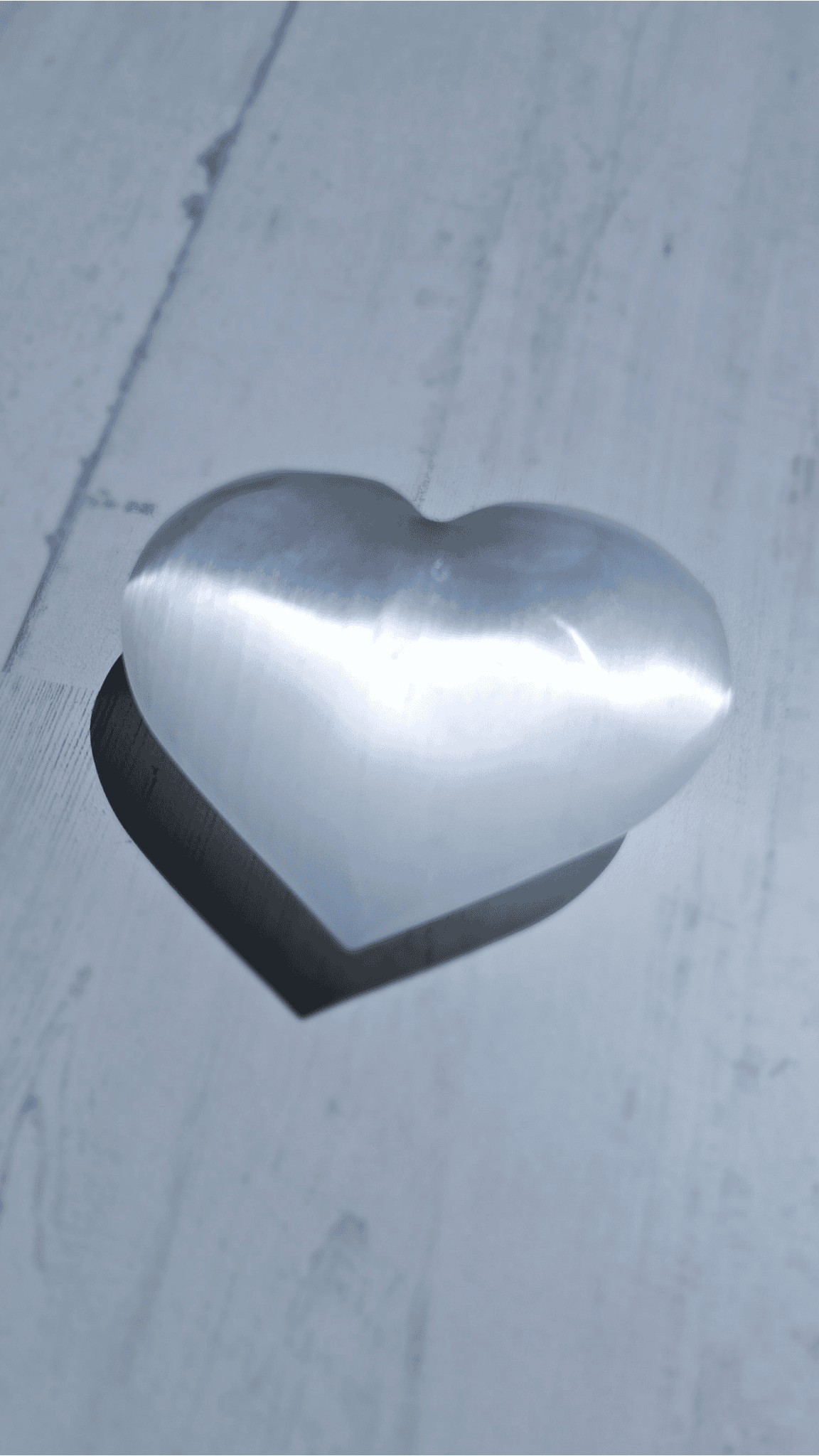 Corazón de Selenita pequeño | limpieza energética y claridad