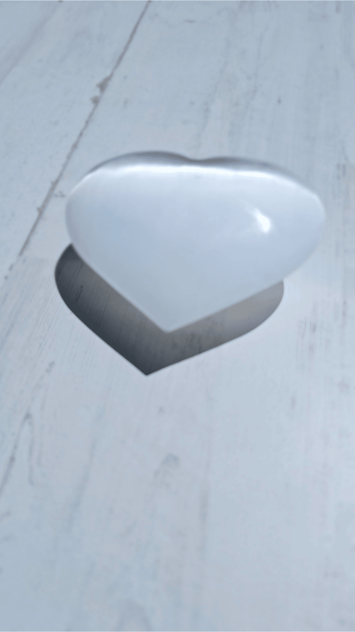 Corazón de Selenita pequeño | limpieza energética y claridad