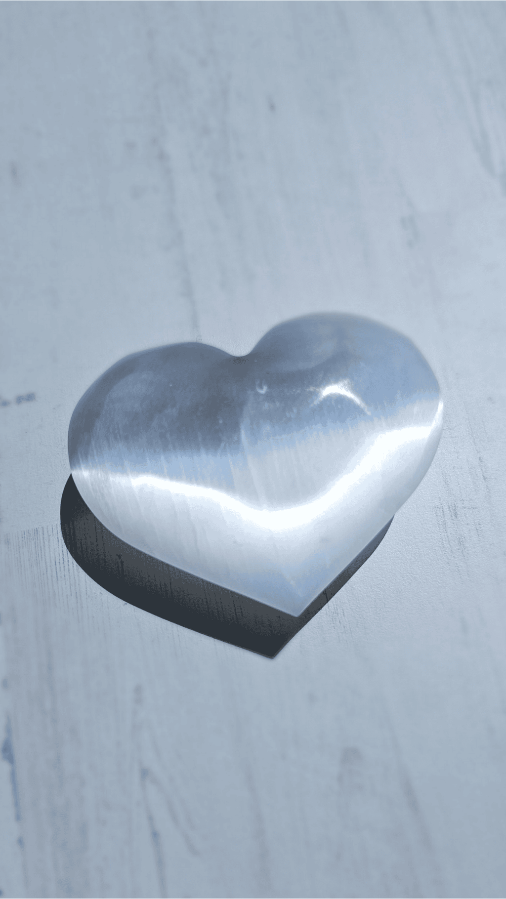Corazón de Selenita pequeño | limpieza energética y claridad