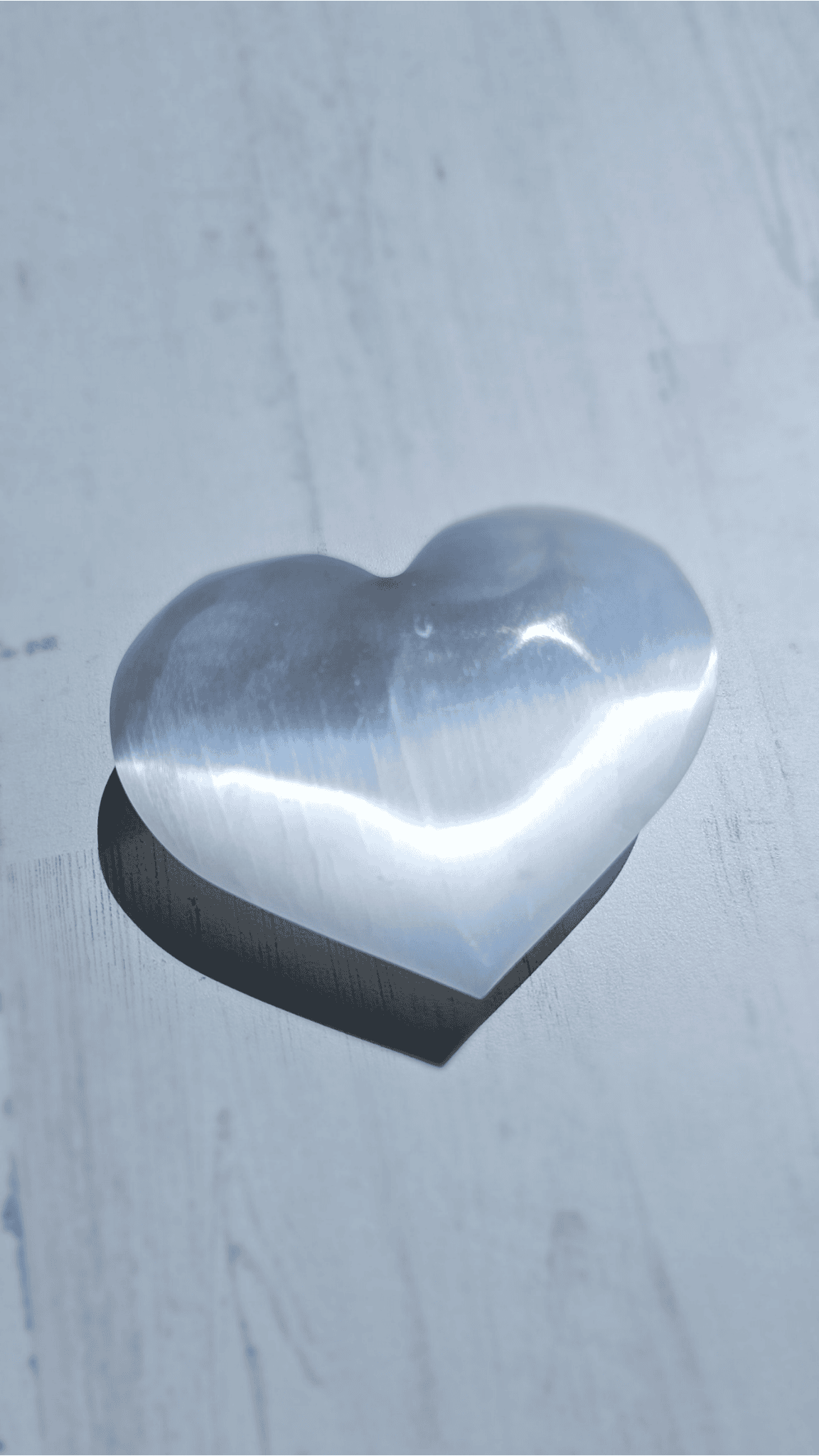 Corazón de Selenita pequeño | limpieza energética y claridad