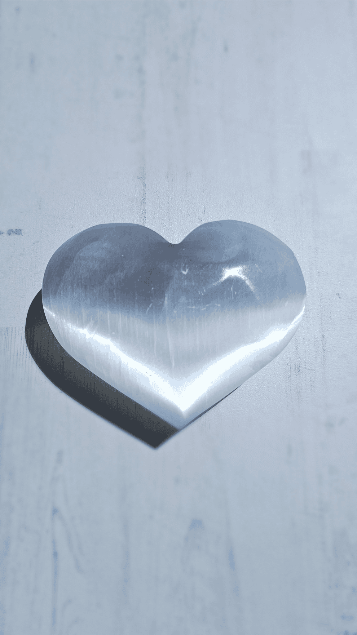 Corazón de Selenita pequeño | limpieza energética y claridad