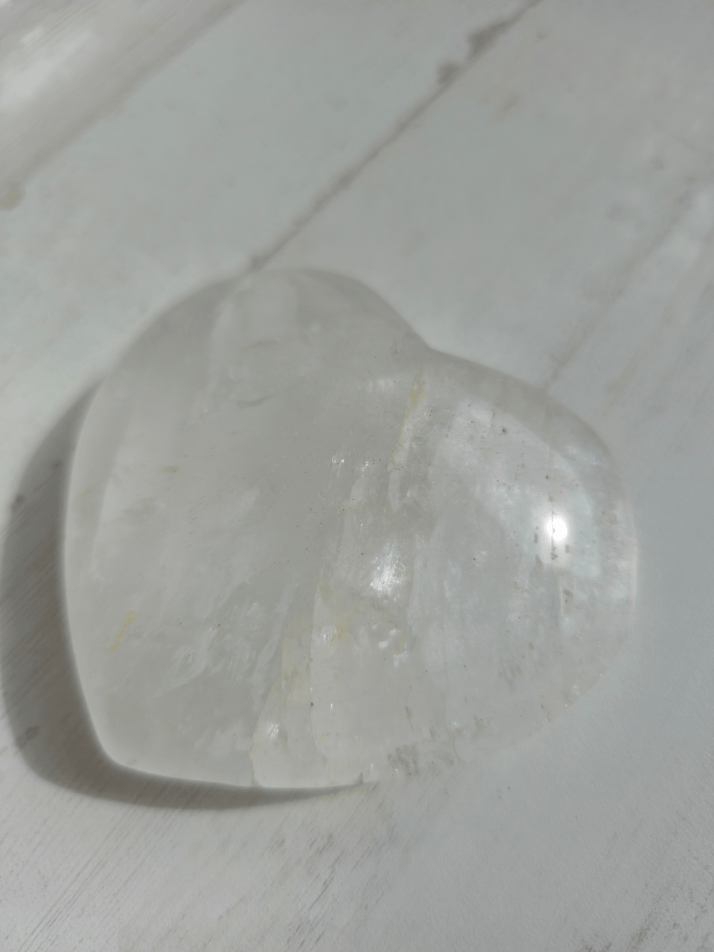 Corazón de Cuarzo grande | claridad y armonía