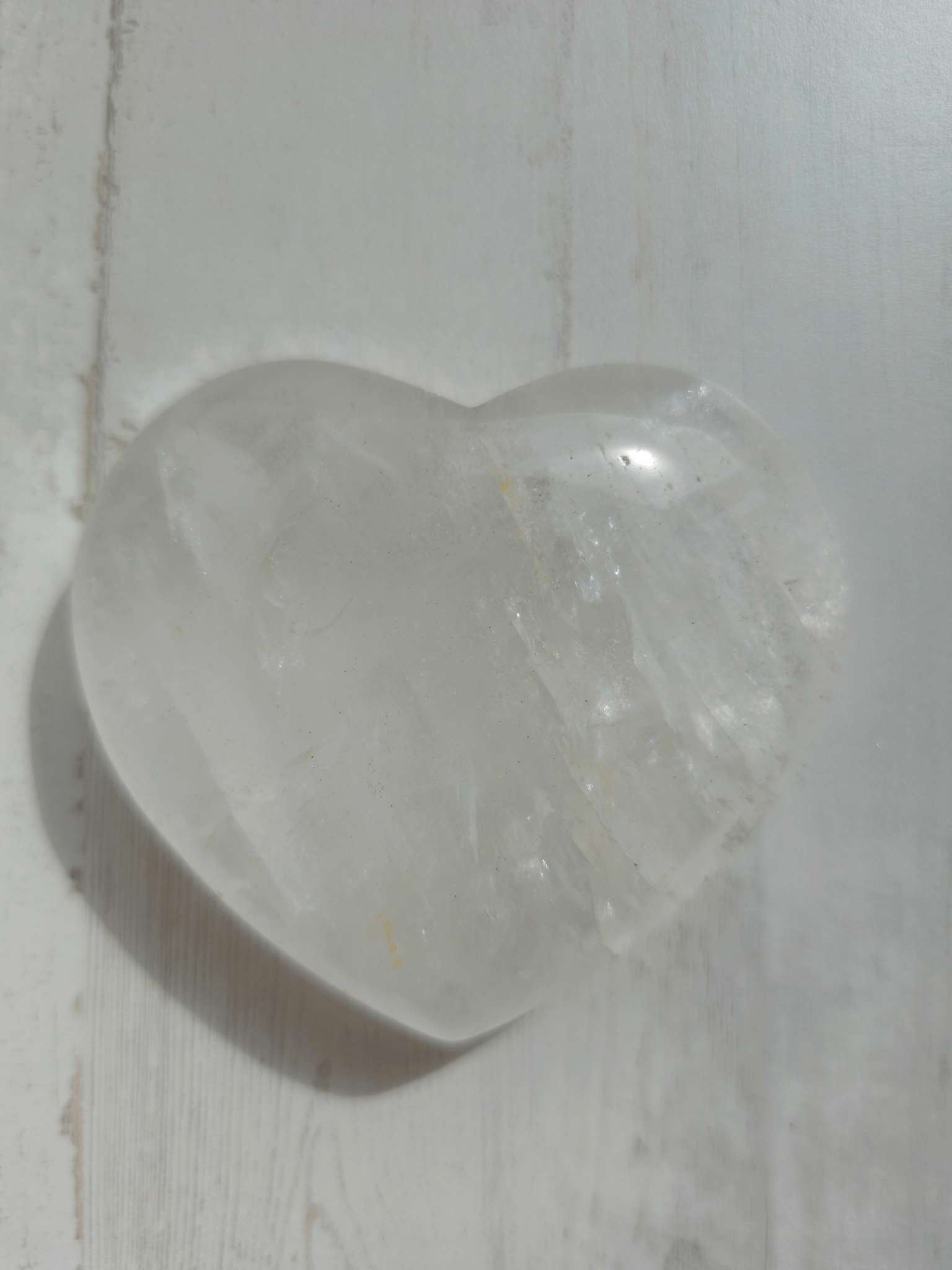 Corazón de Cuarzo grande | claridad y armonía