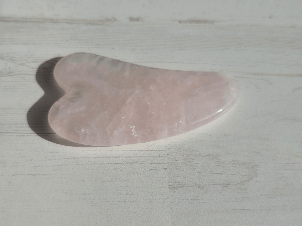 Set roller y gua sha de Cuarzo Rosa | amor propio y armonía