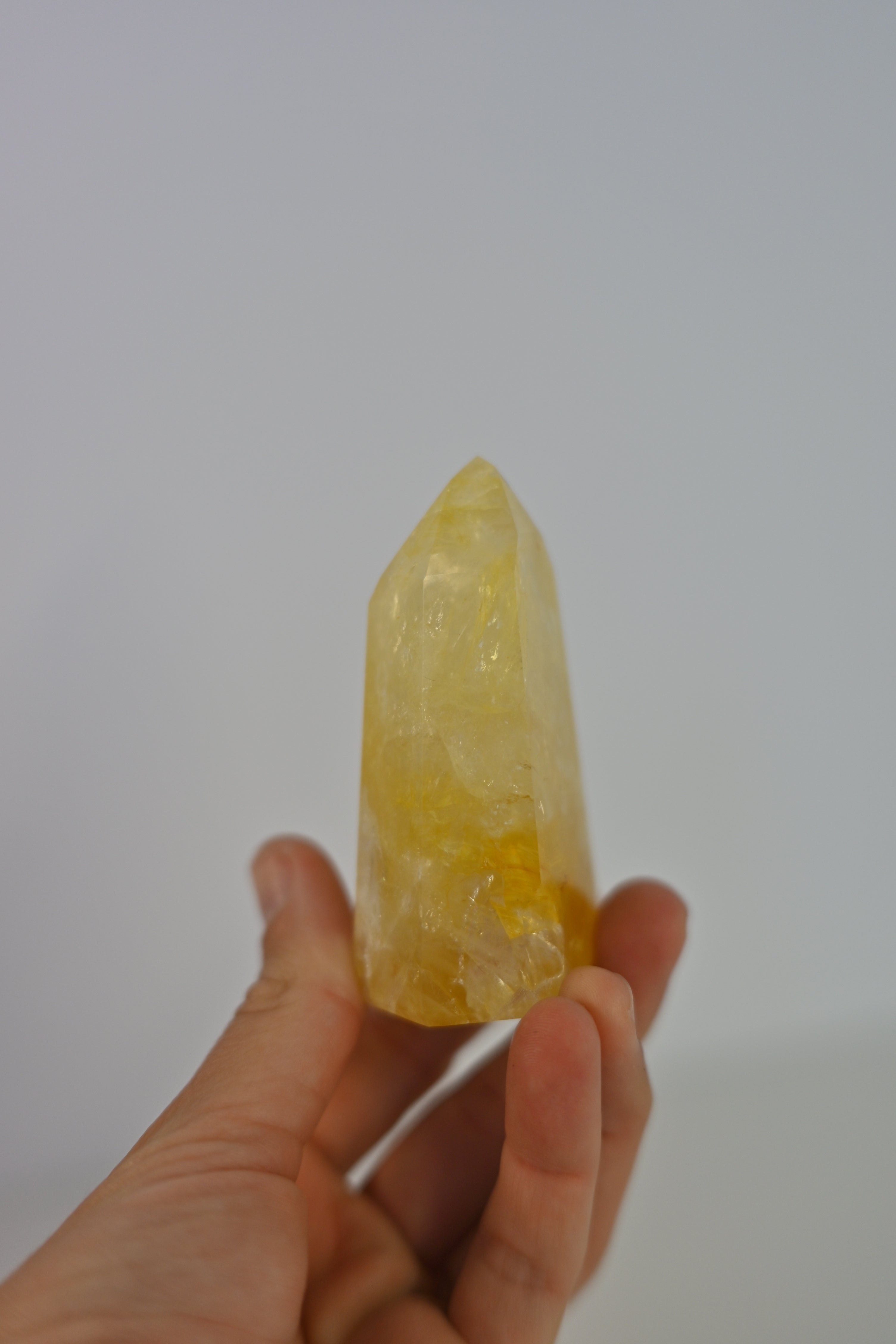 Punta Cuarzo Sanador (Golden Healer) | Luz Dorada