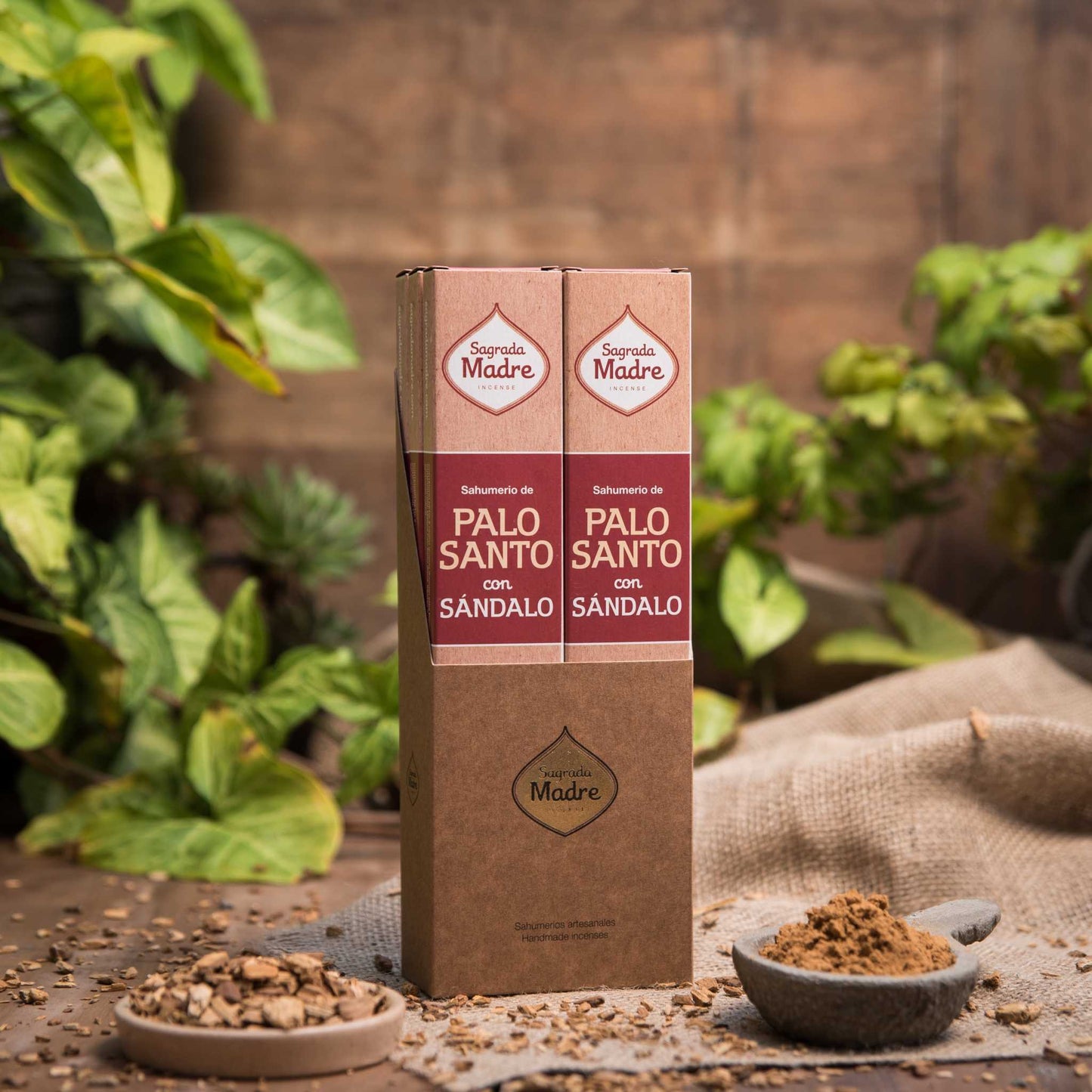 Sahumerio de Palo Santo con Sándalo