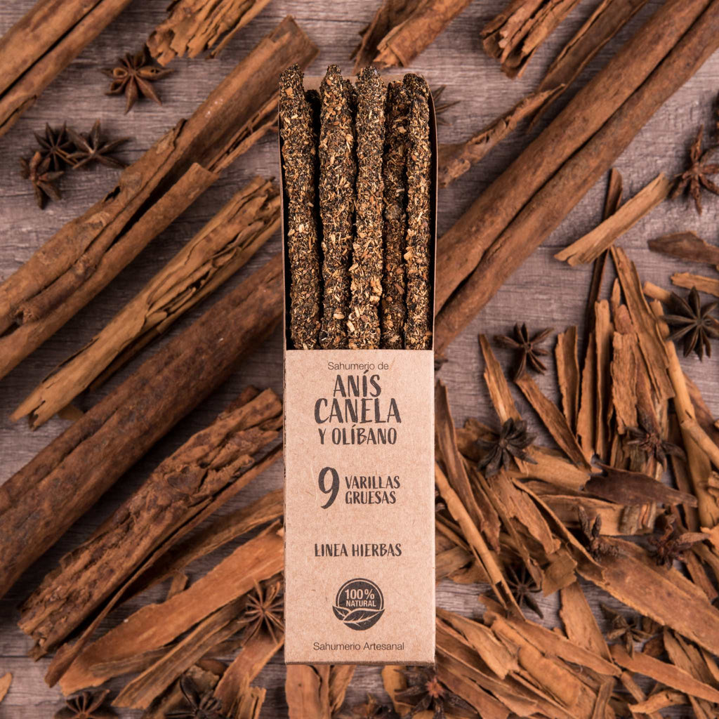 Sahumerio Canela, Anís y Olíbano