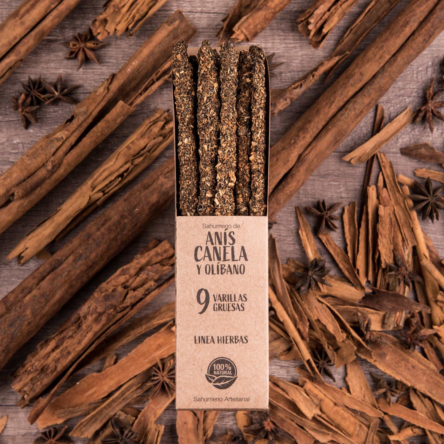 Sahumerio Canela, Anís y Olíbano