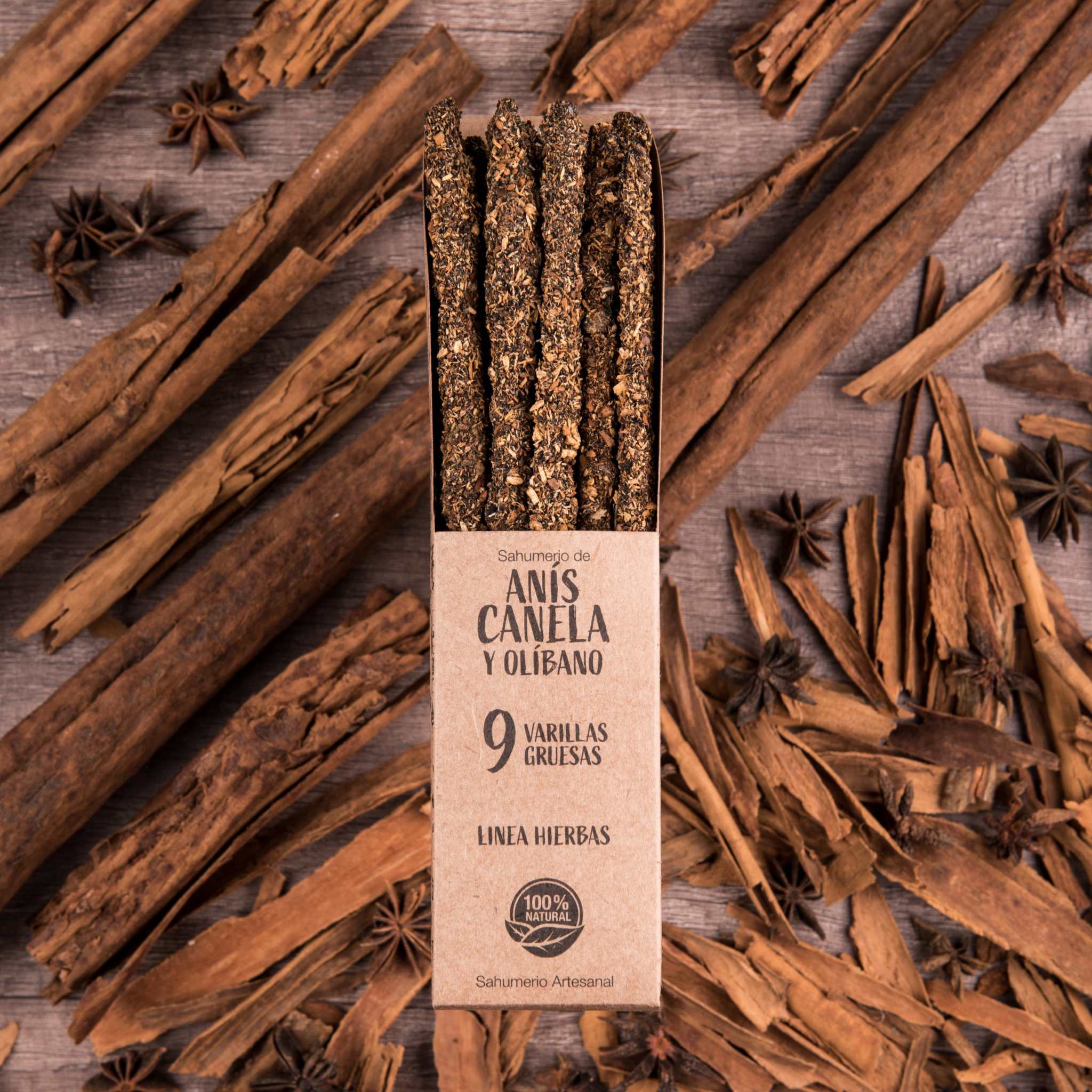 Sahumerio Canela, Anís y Olíbano