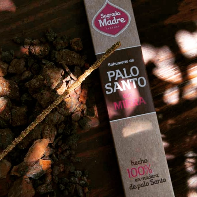 Sahumerio de Palo Santo con Mirra