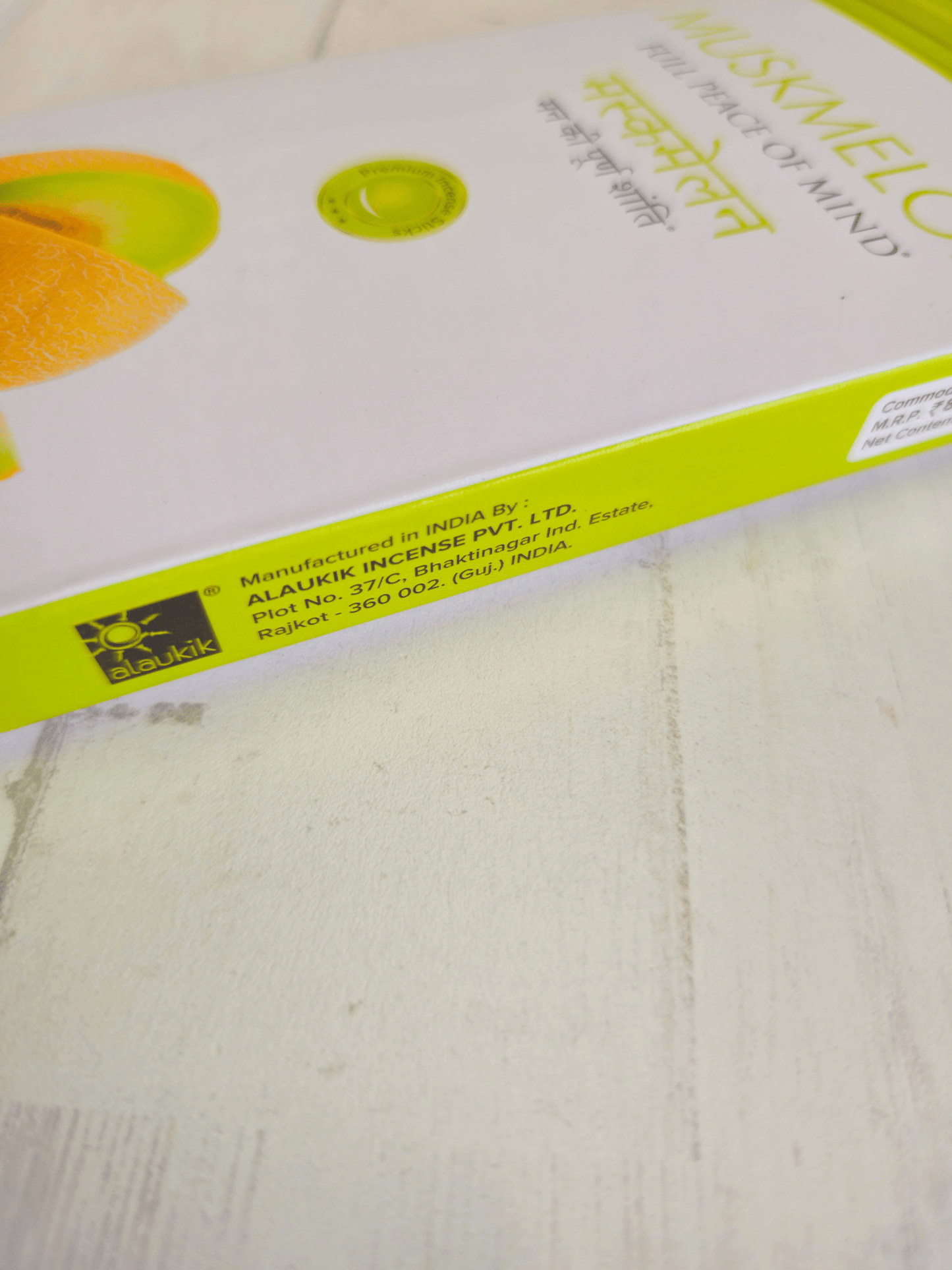 Incienso de Melón Alaukik | Aroma fresco y frutal en varillas largas