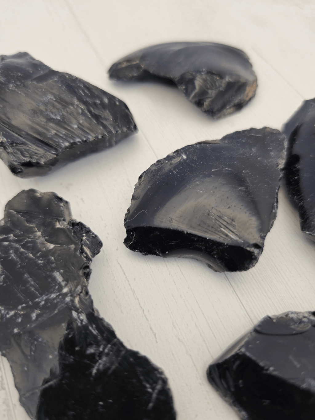 Masivo de obsidiana negra 40-50 g | Protección intensa y claridad interna